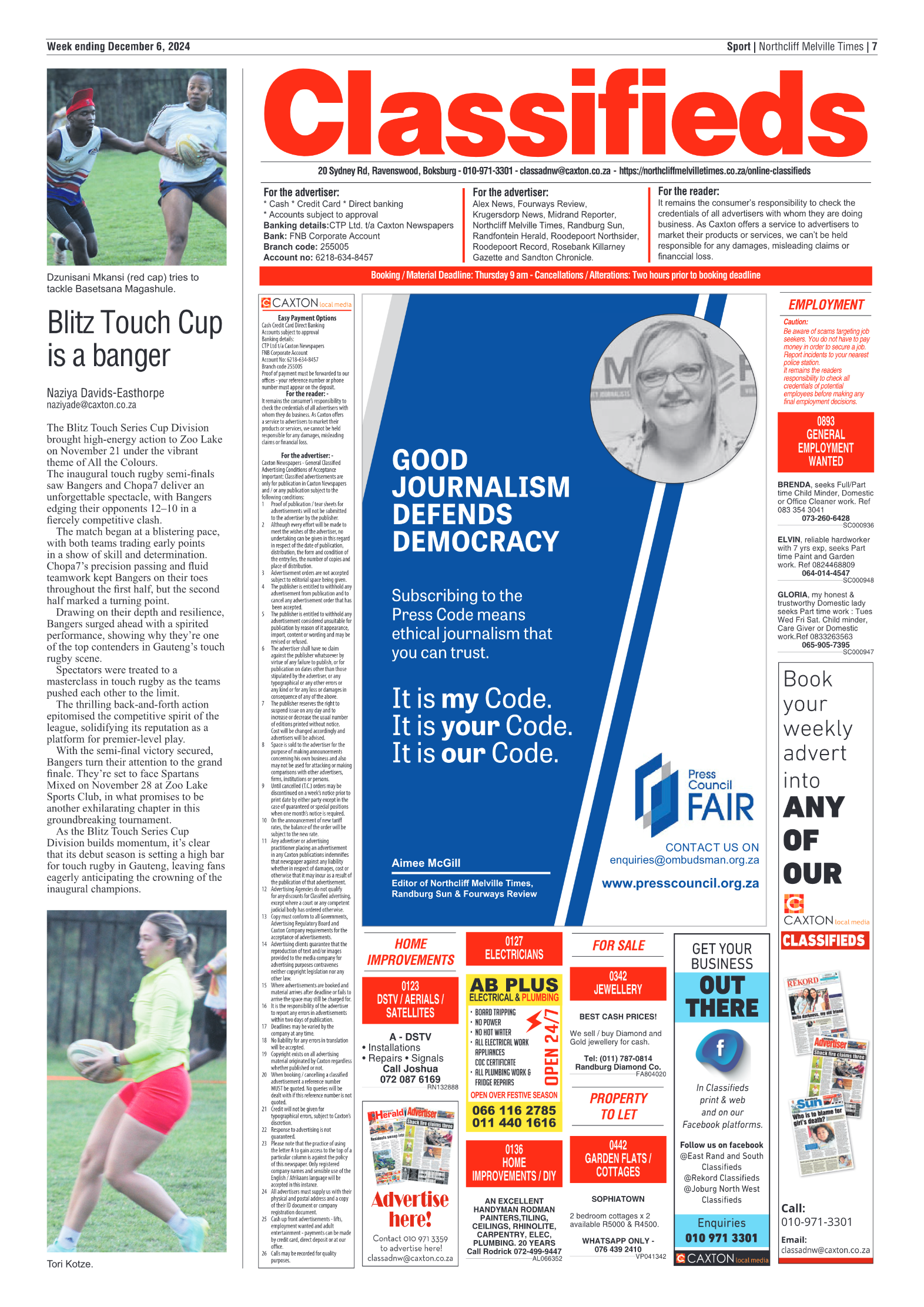 Northcliff Melville Times 6 December 2024 page 7
