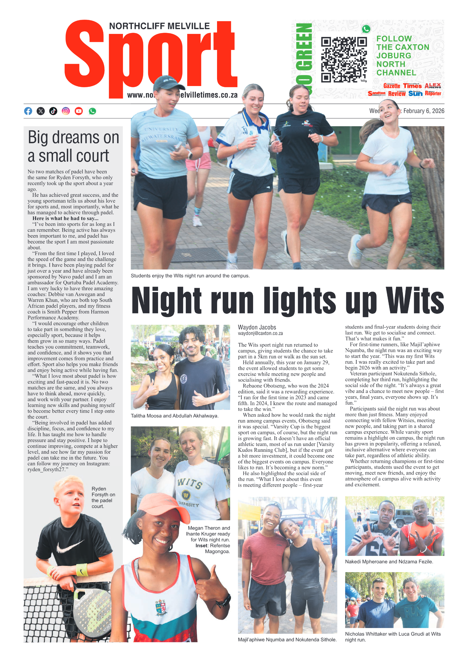 Northcliff Melville Times 6 February 2026 page 8