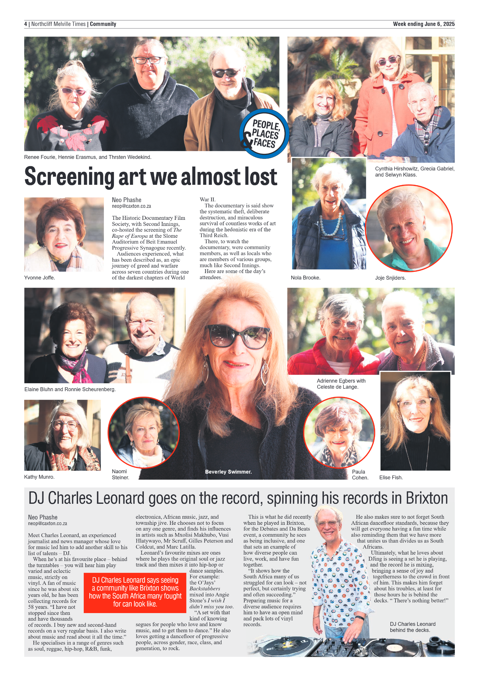Northcliff Melville Times 6 June 2025 page 4