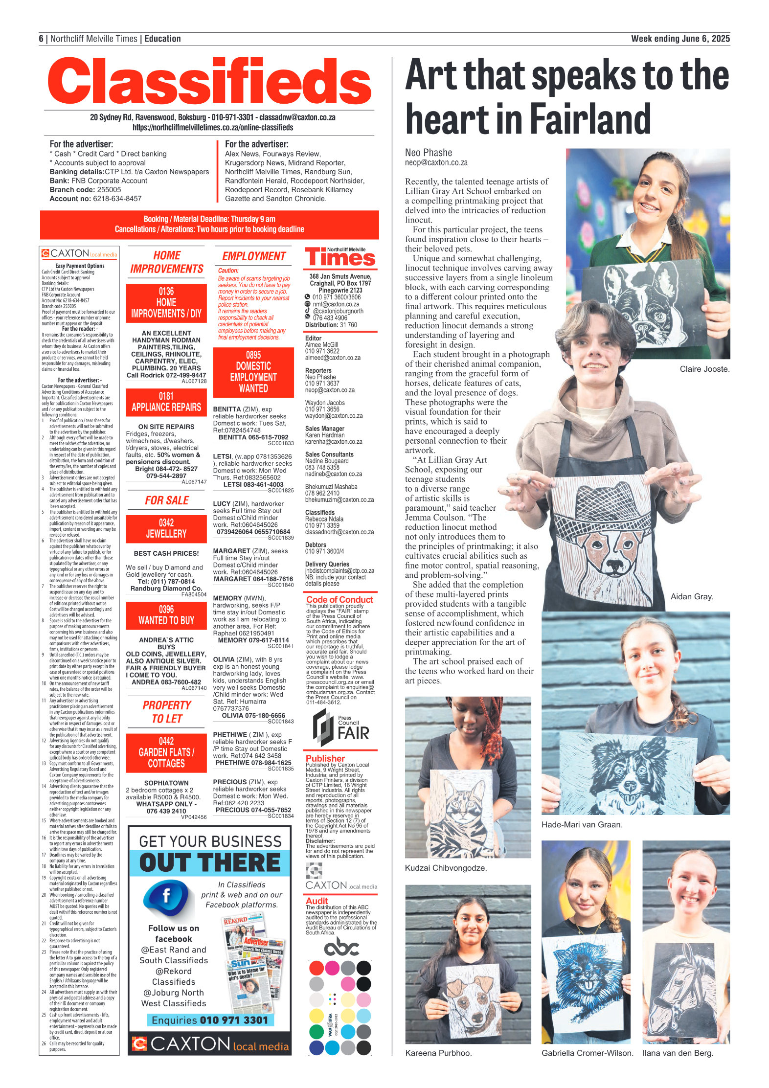 Northcliff Melville Times 6 June 2025 page 6