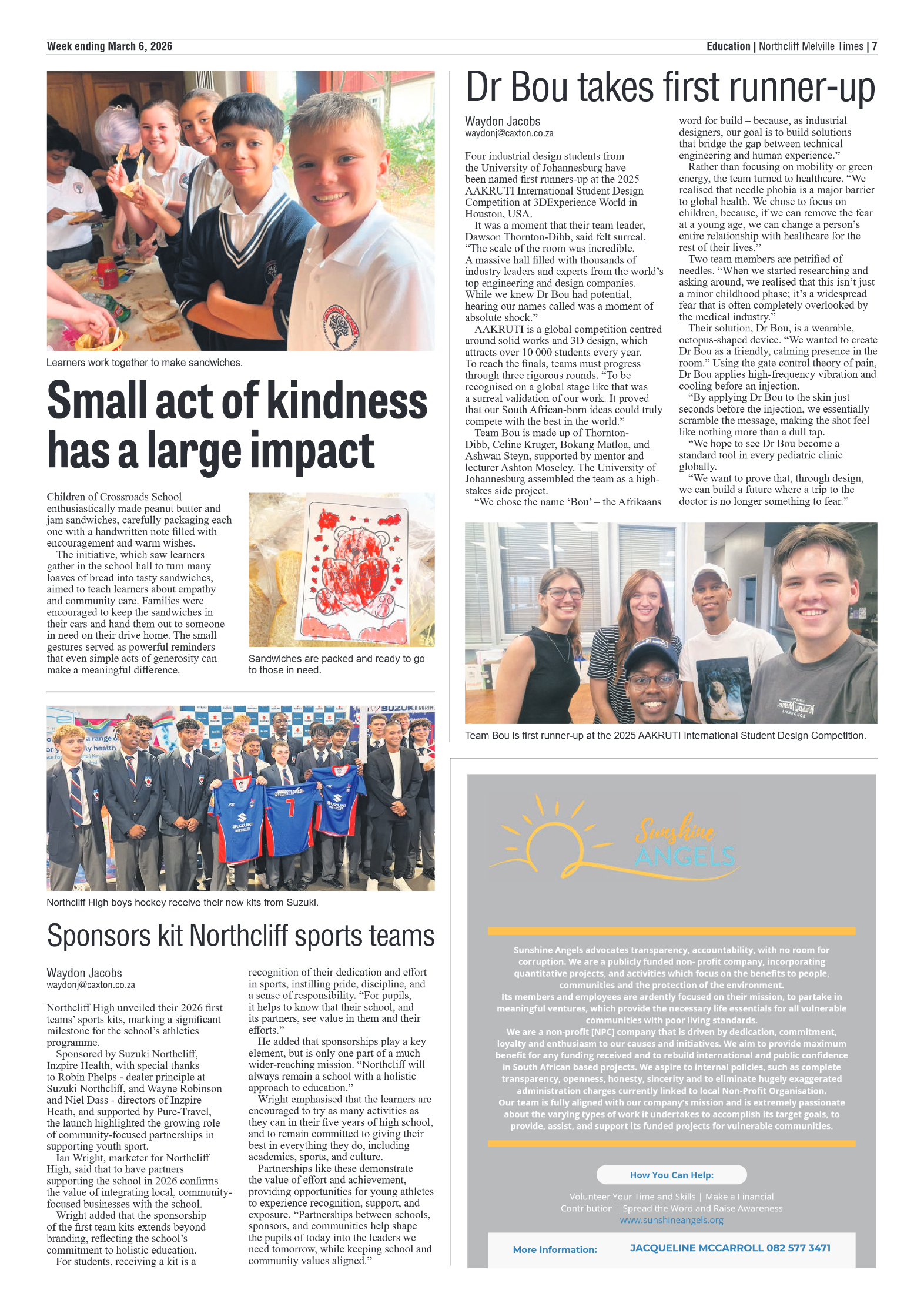 Northcliff Melville Times 6 March 2026 page 7