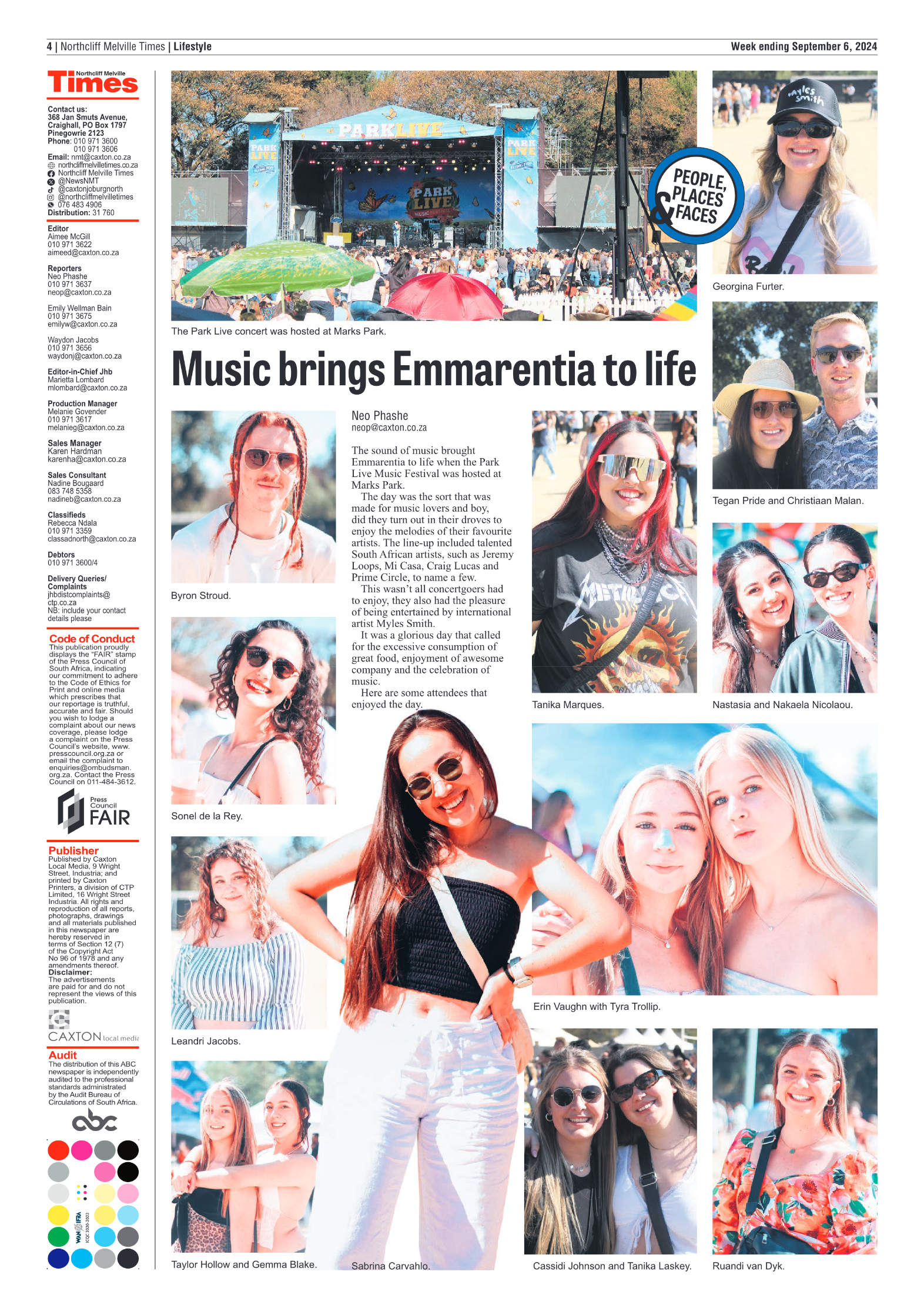 Northcliff Melville Times 6 September 2024 page 4