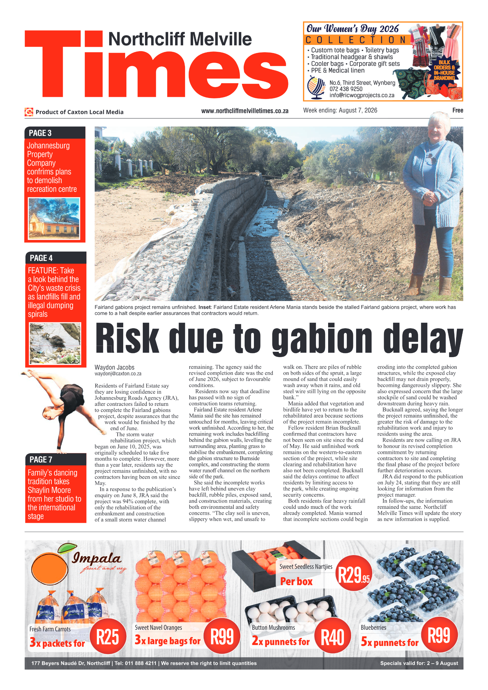 Northcliff Melville Times 7 August 2026 page 3