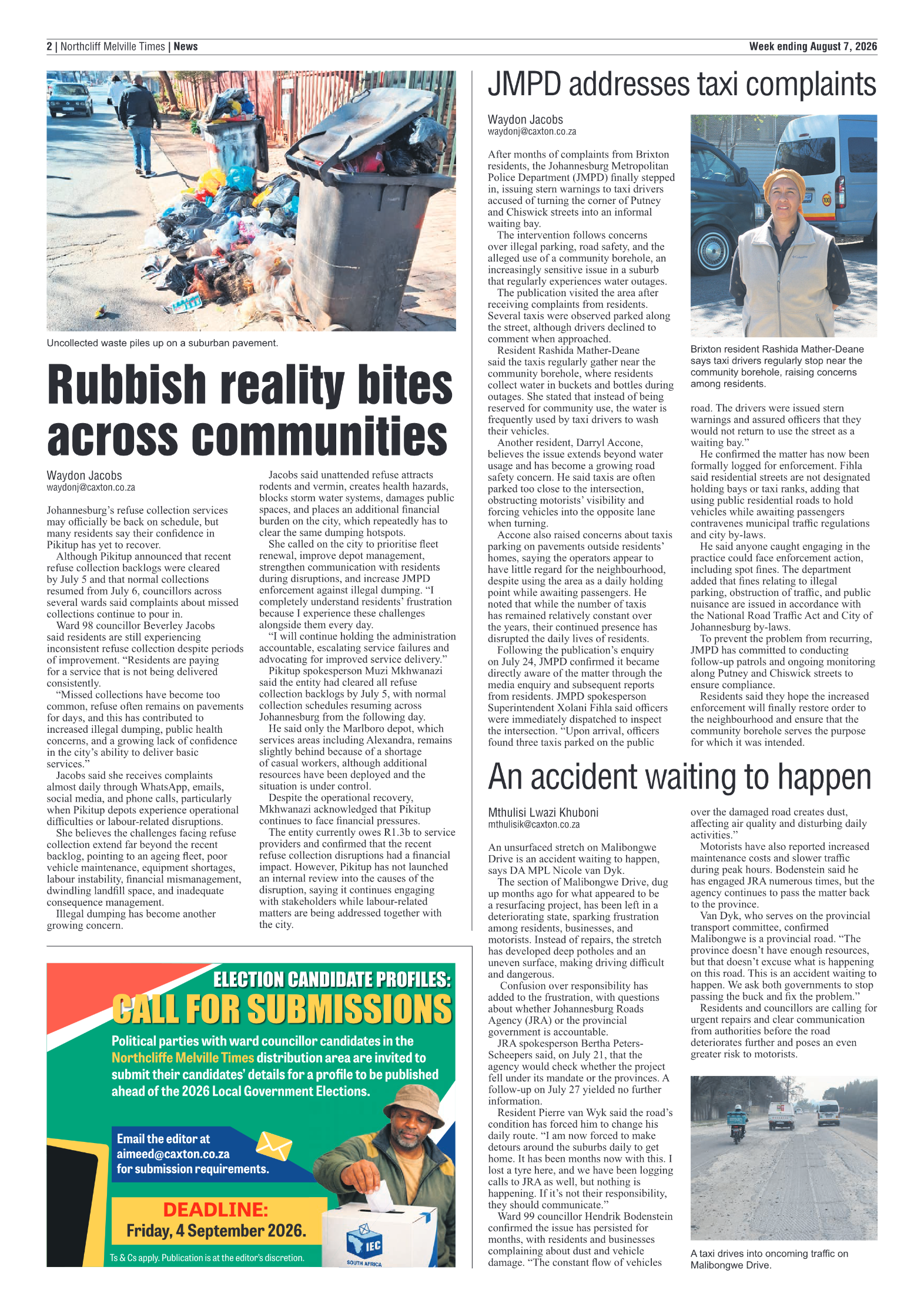 Northcliff Melville Times 7 August 2026 page 4