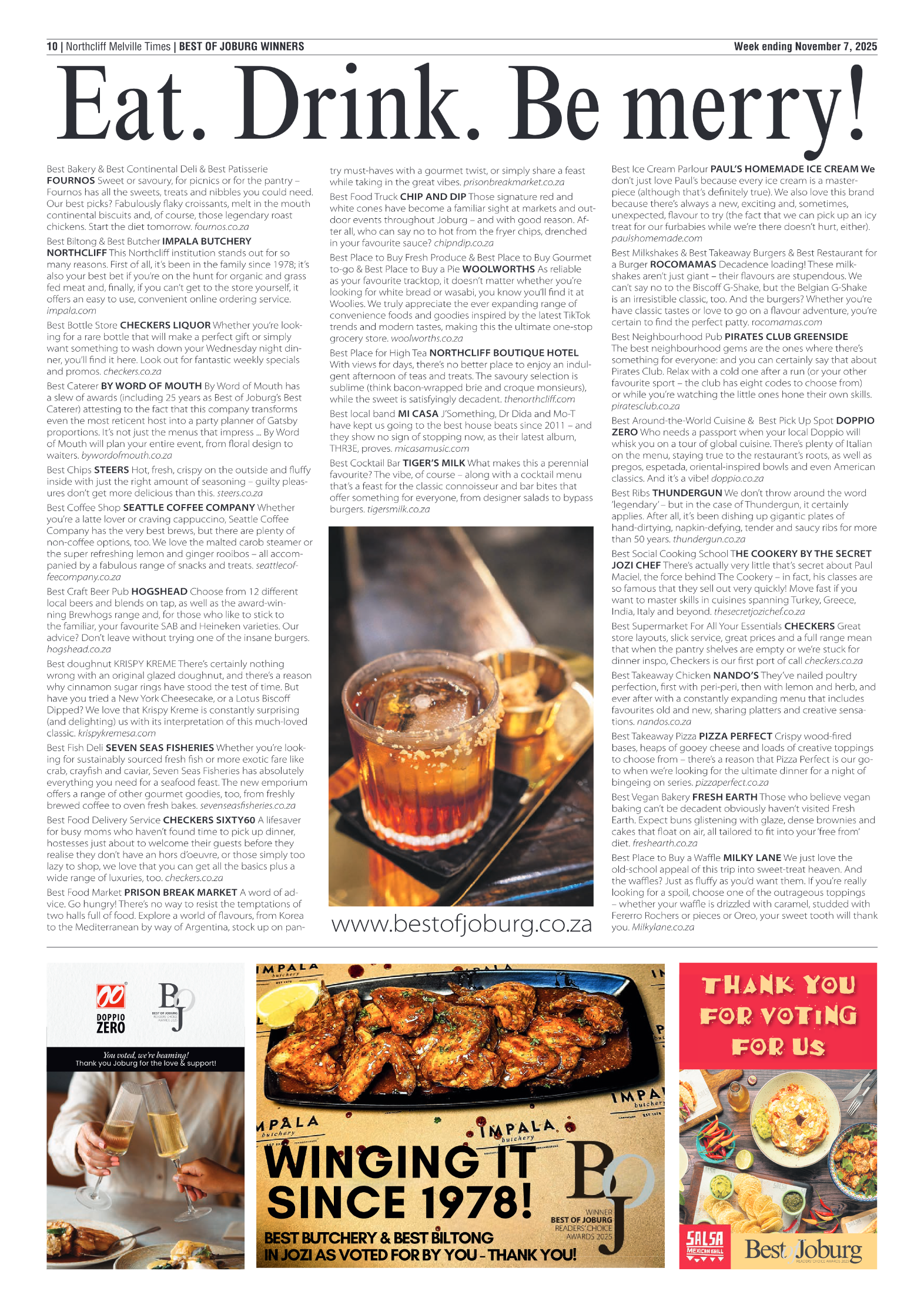 Northcliff Melville Times 7 November 2025 page 10