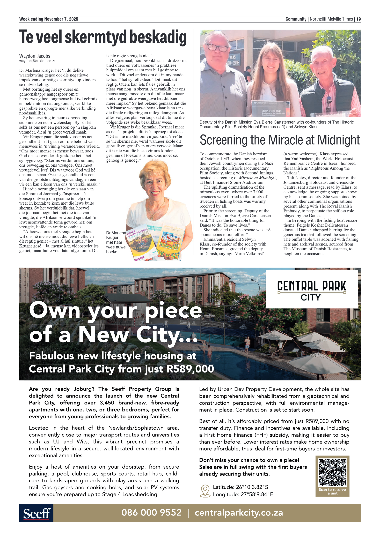 Northcliff Melville Times 7 November 2025 page 19