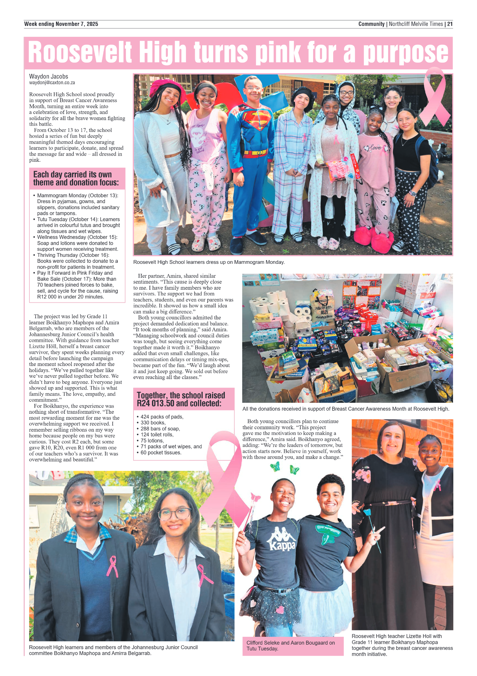 Northcliff Melville Times 7 November 2025 page 21