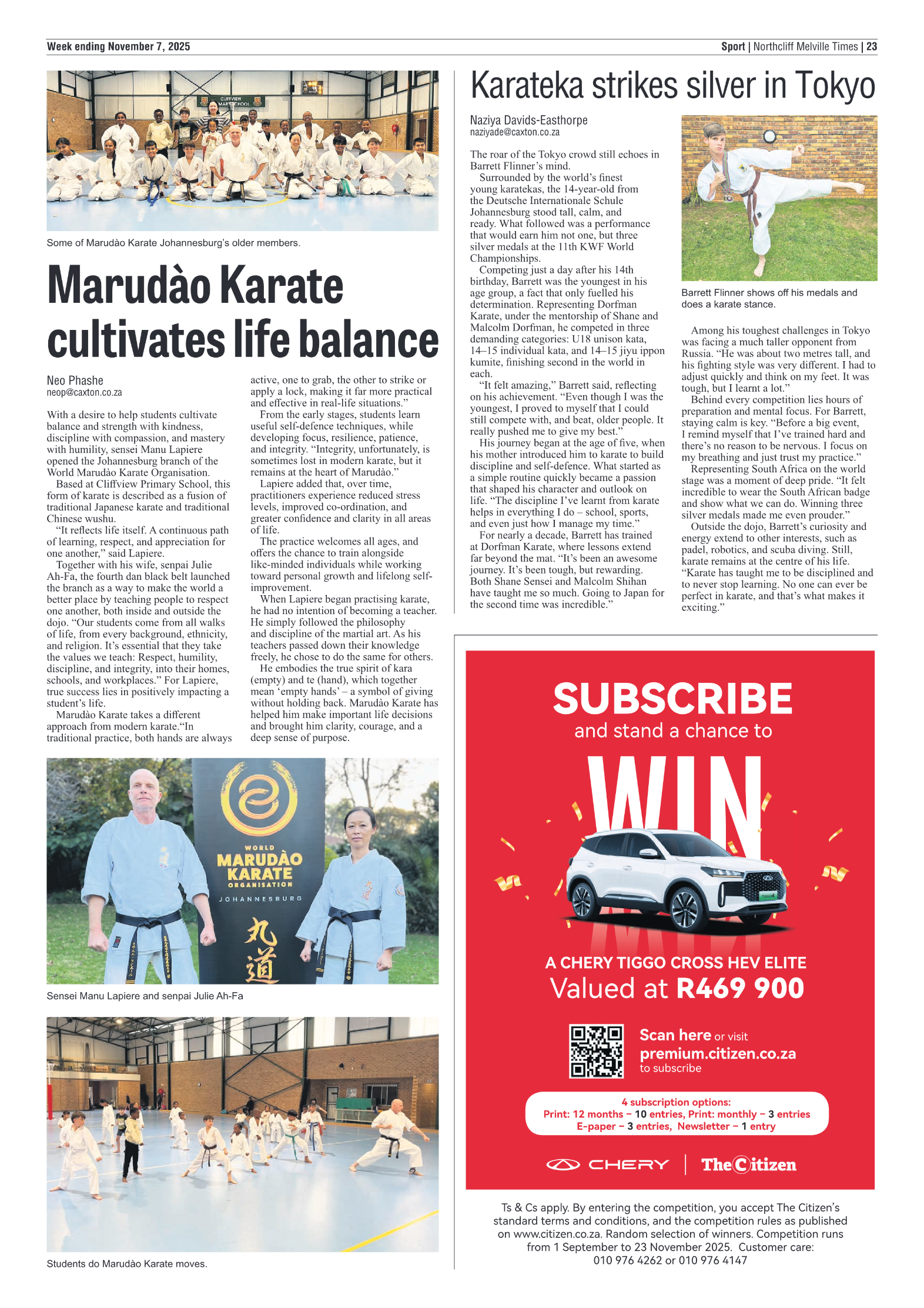 Northcliff Melville Times 7 November 2025 page 23