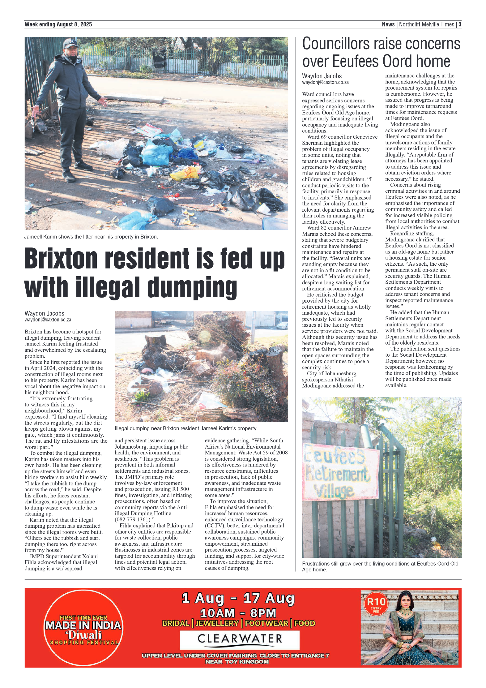 Northcliff Melville Times 8 August 2025 page 3