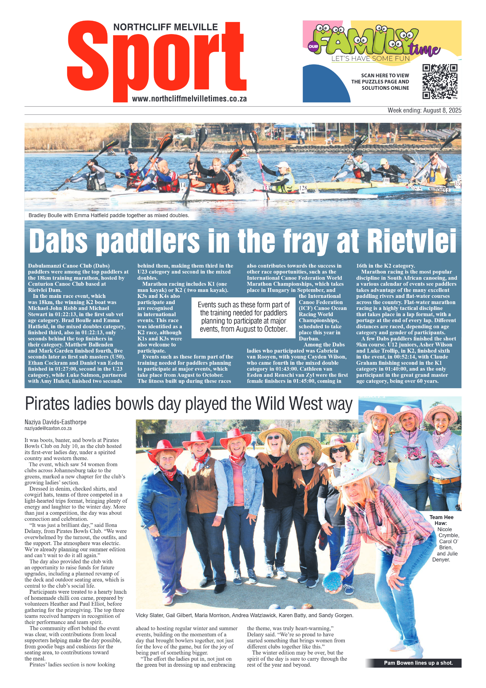 Northcliff Melville Times 8 August 2025 page 8