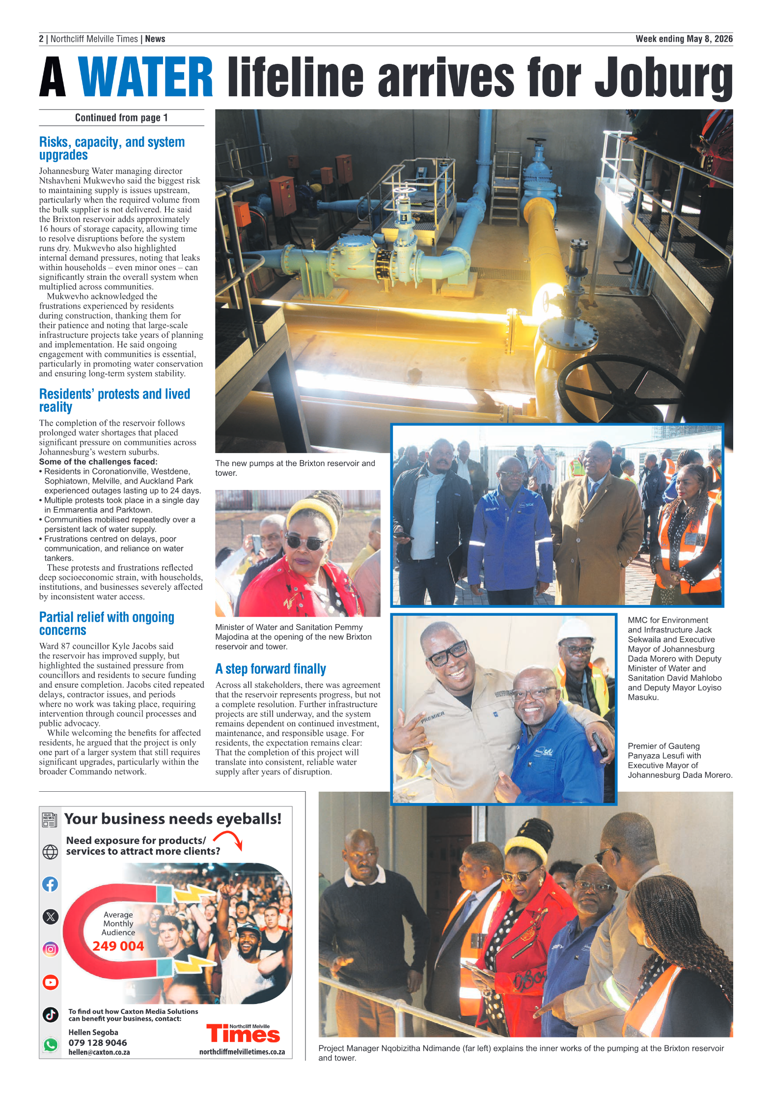 Northcliff Melville Times 8 May 2026 page 2