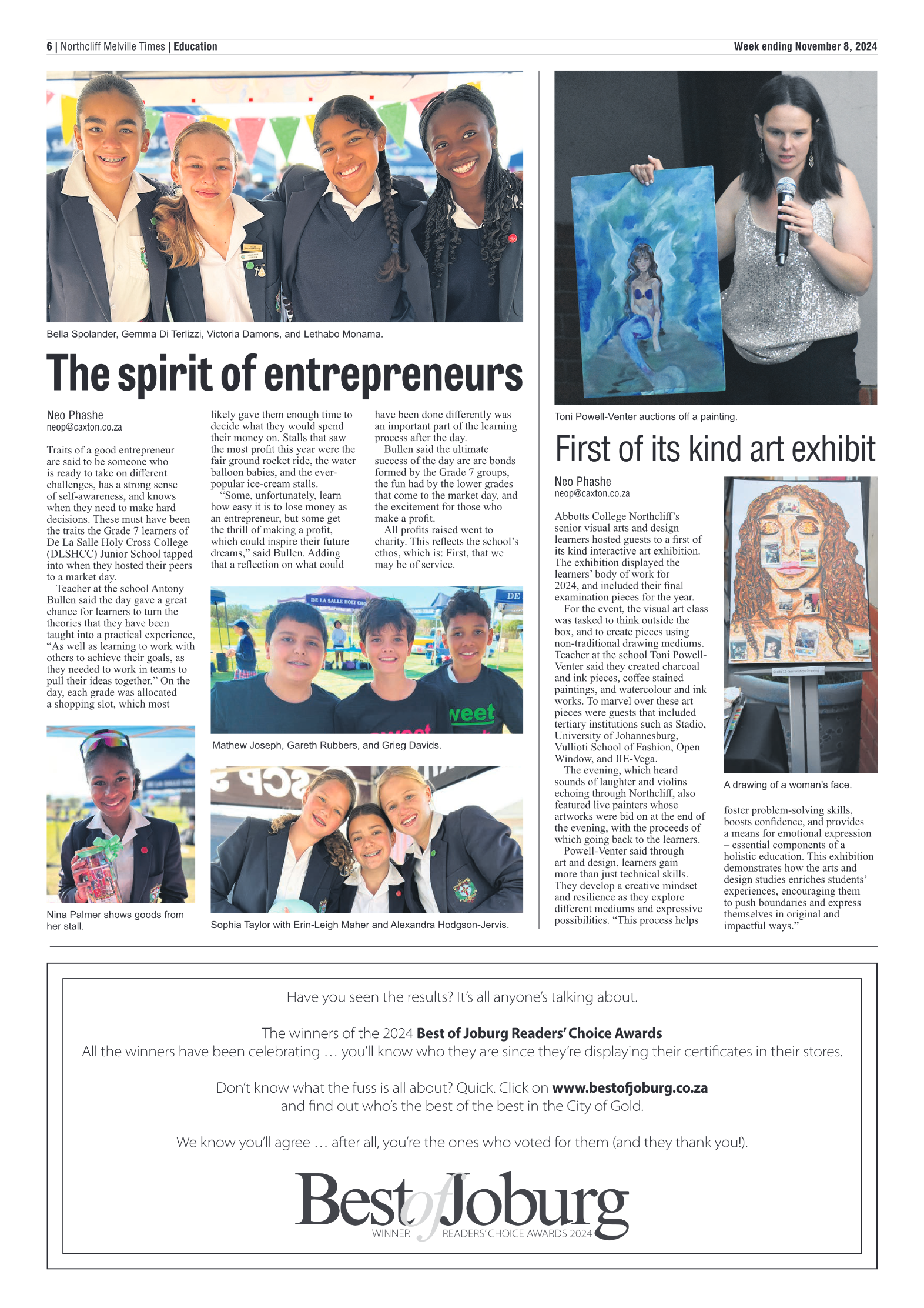 Northcliff Melville Times 8 November 2024 page 6