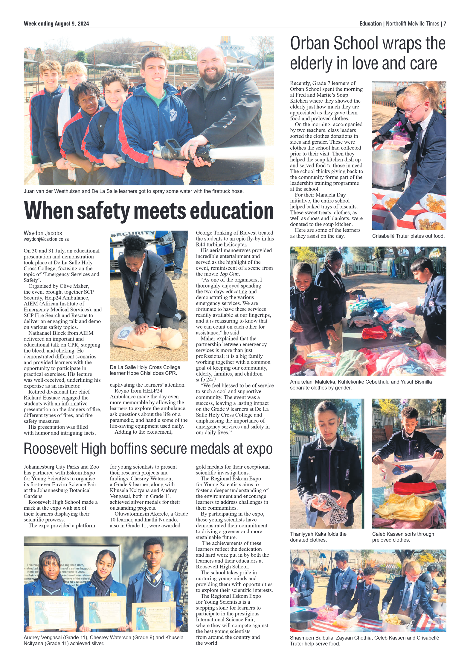 Northcliff Melville Times 9 August 2024 page 7