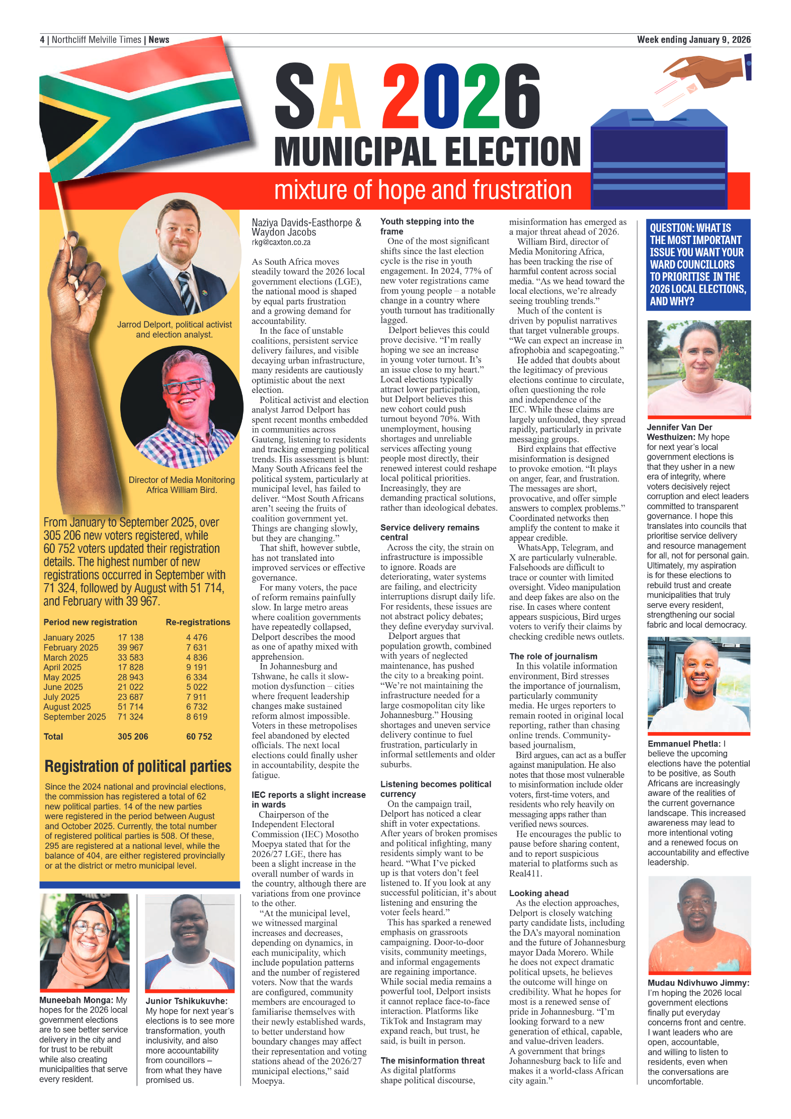 Northcliff Melville Times 9 January 2026 page 4