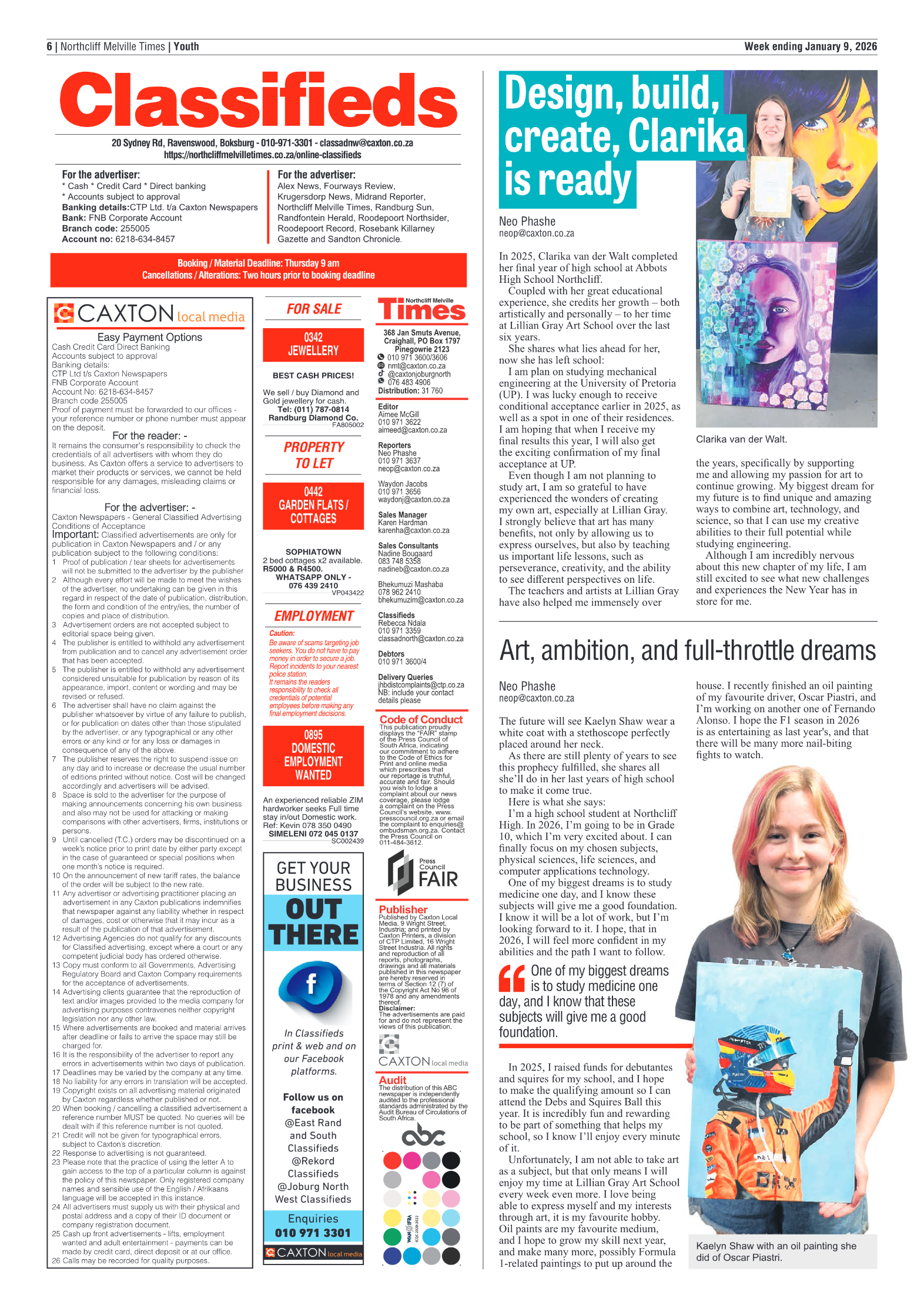 Northcliff Melville Times 9 January 2026 page 6