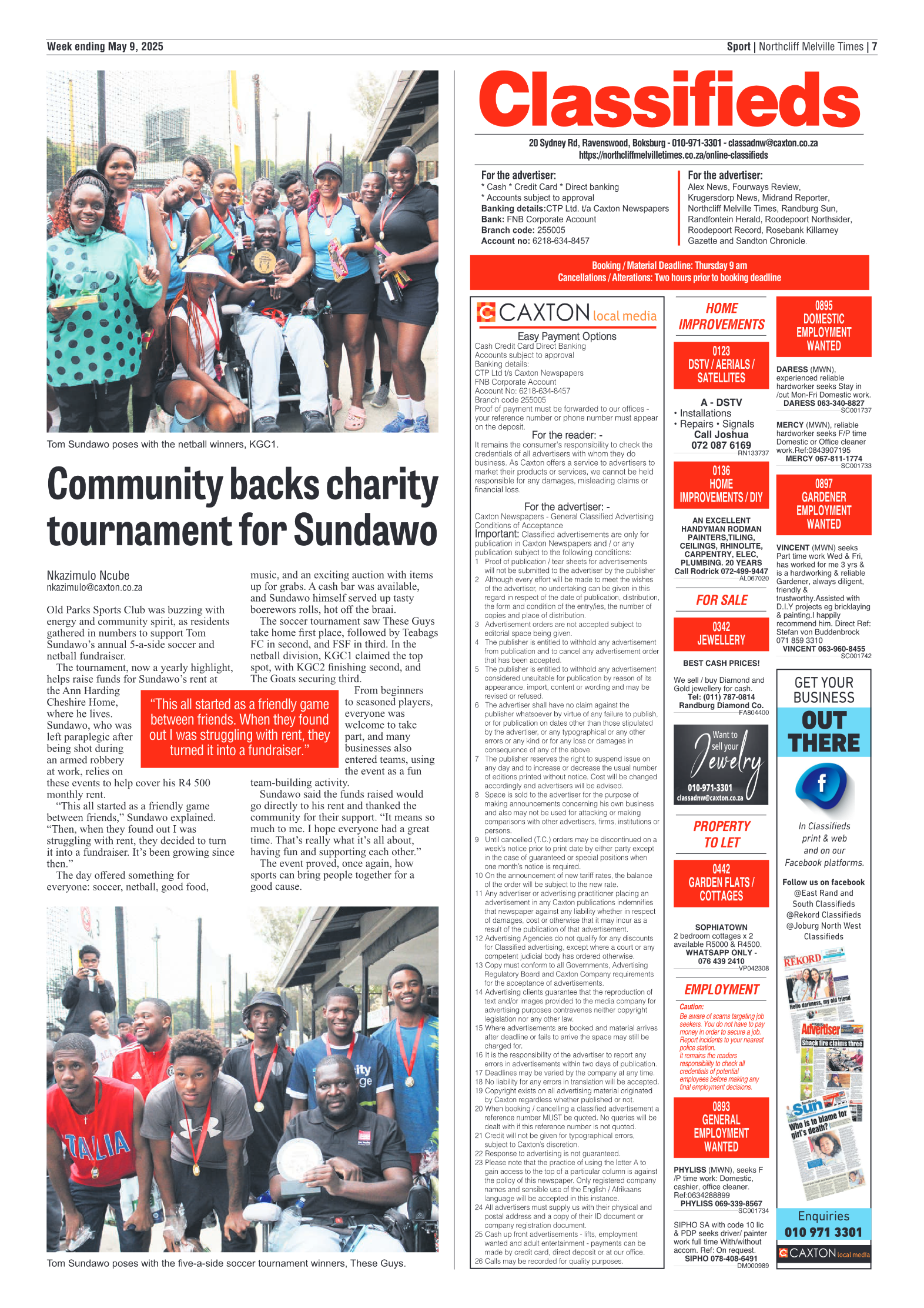 Northcliff Melville Times 9 May 2025 page 7