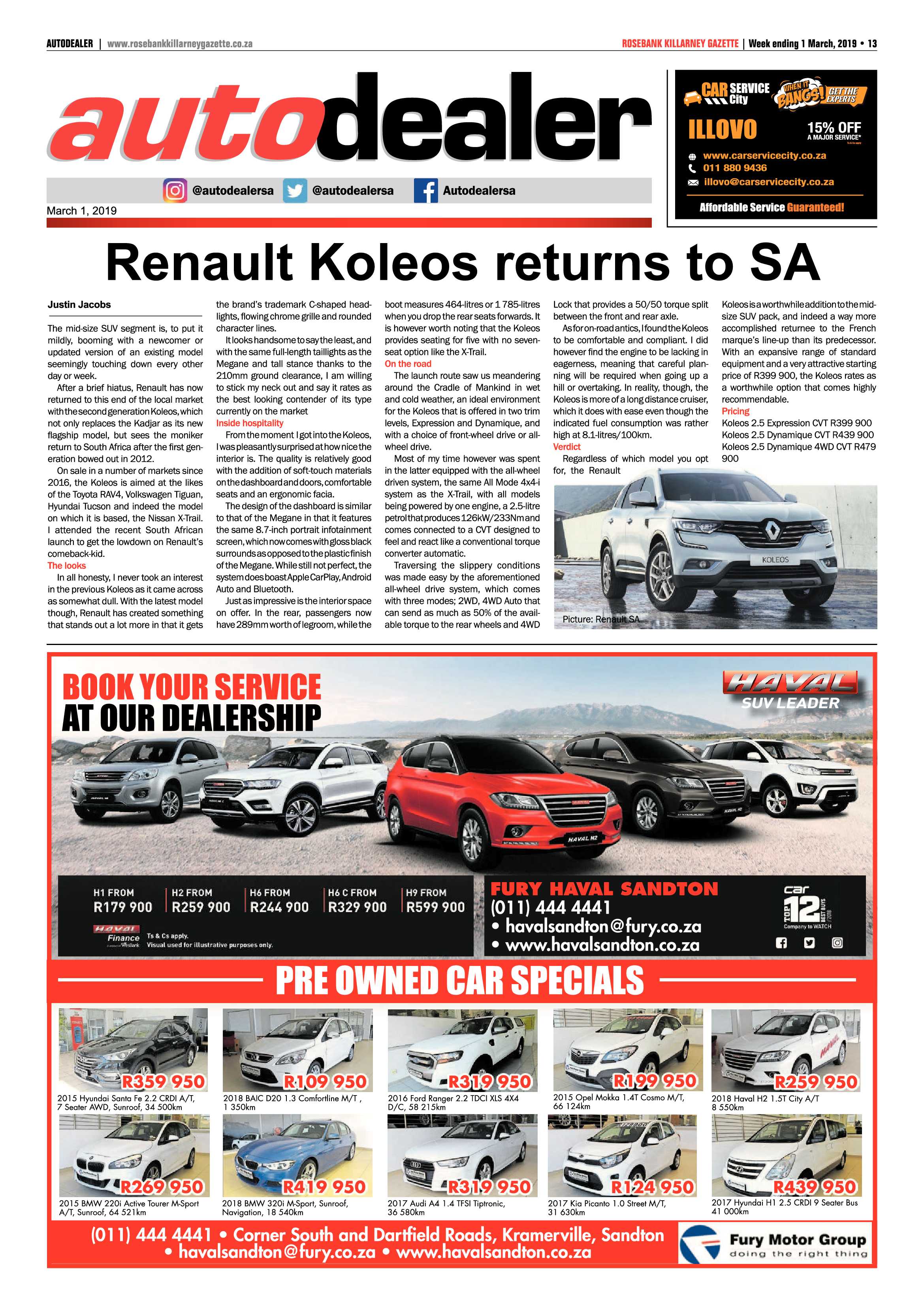 RKG 1 March, 2019 page 13