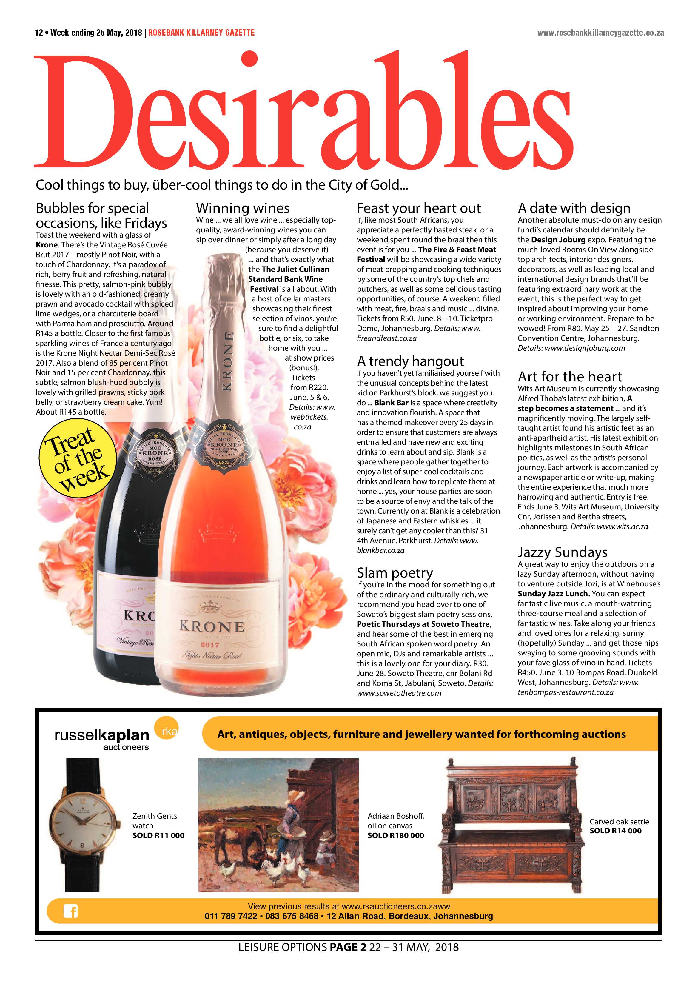 Rosebank Killarney Gazette 25 May 2018 page 12