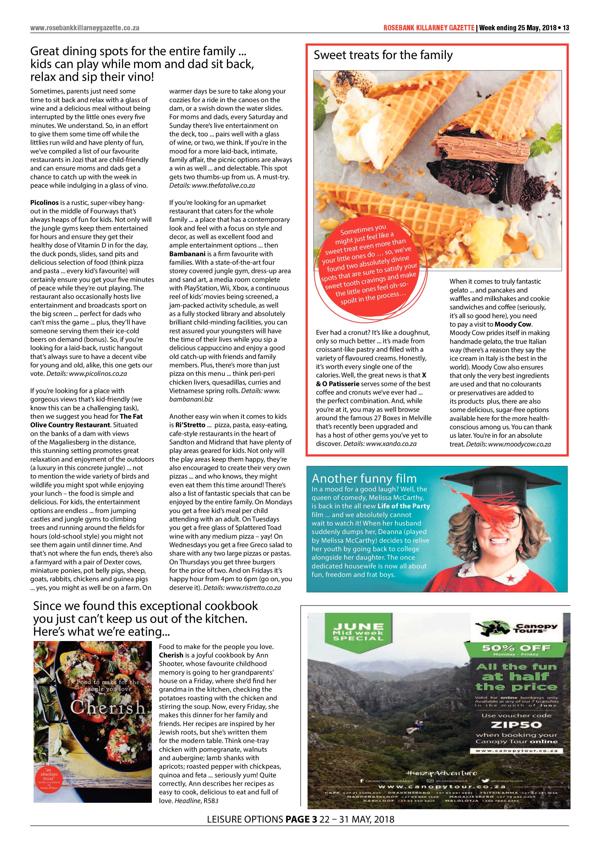 Rosebank Killarney Gazette 25 May 2018 page 13