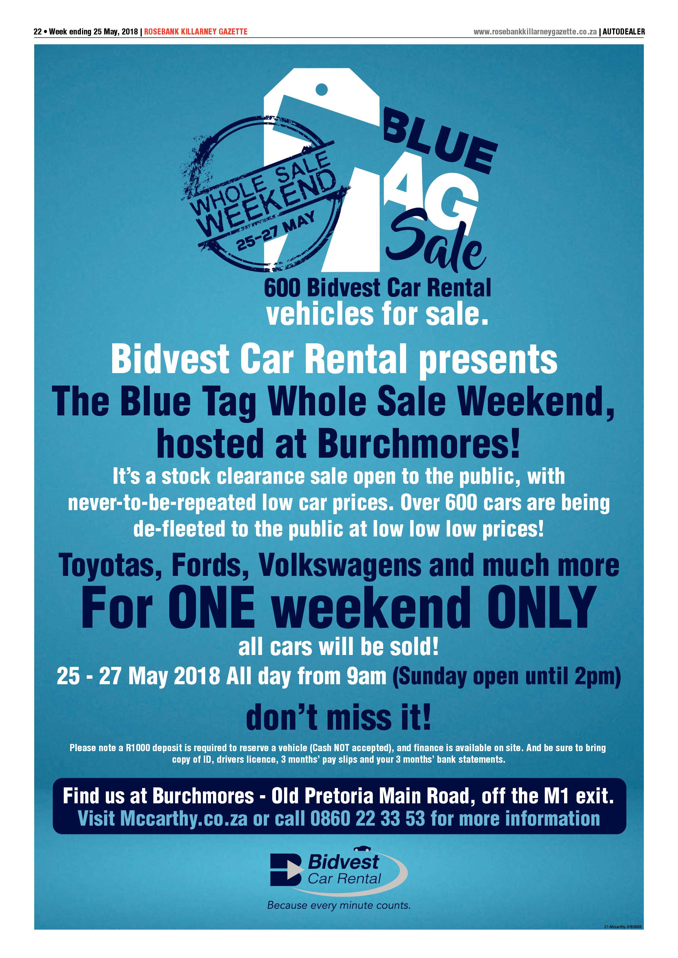 Rosebank Killarney Gazette 25 May 2018 page 22