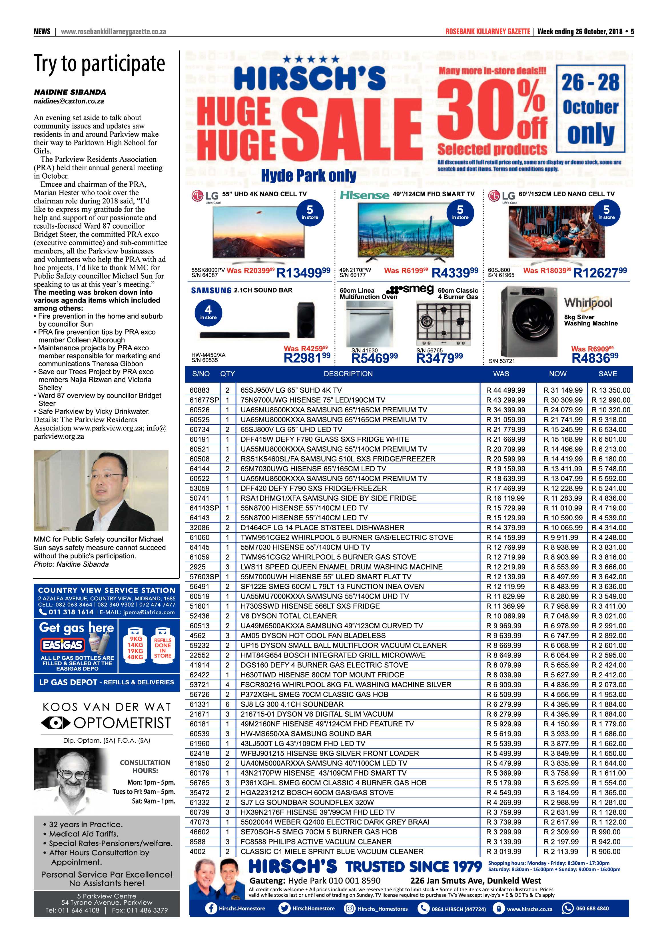 RKG 26 October, 2018 page 5