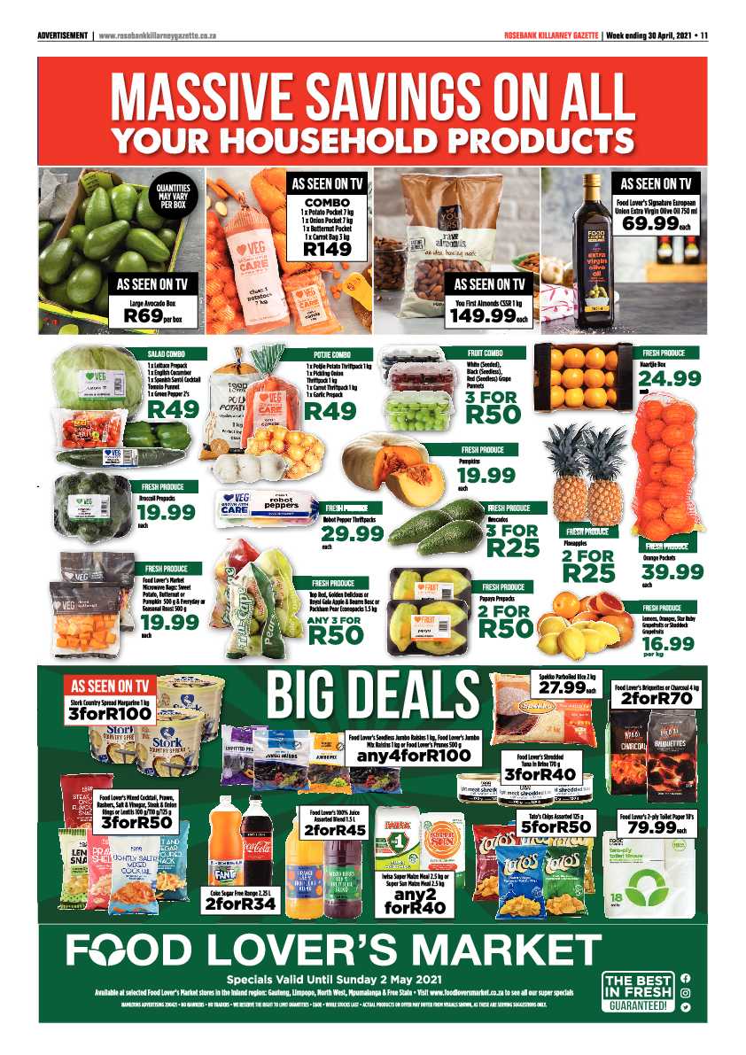 Rosebank Killarney Gazette 30 April 2021 page 11
