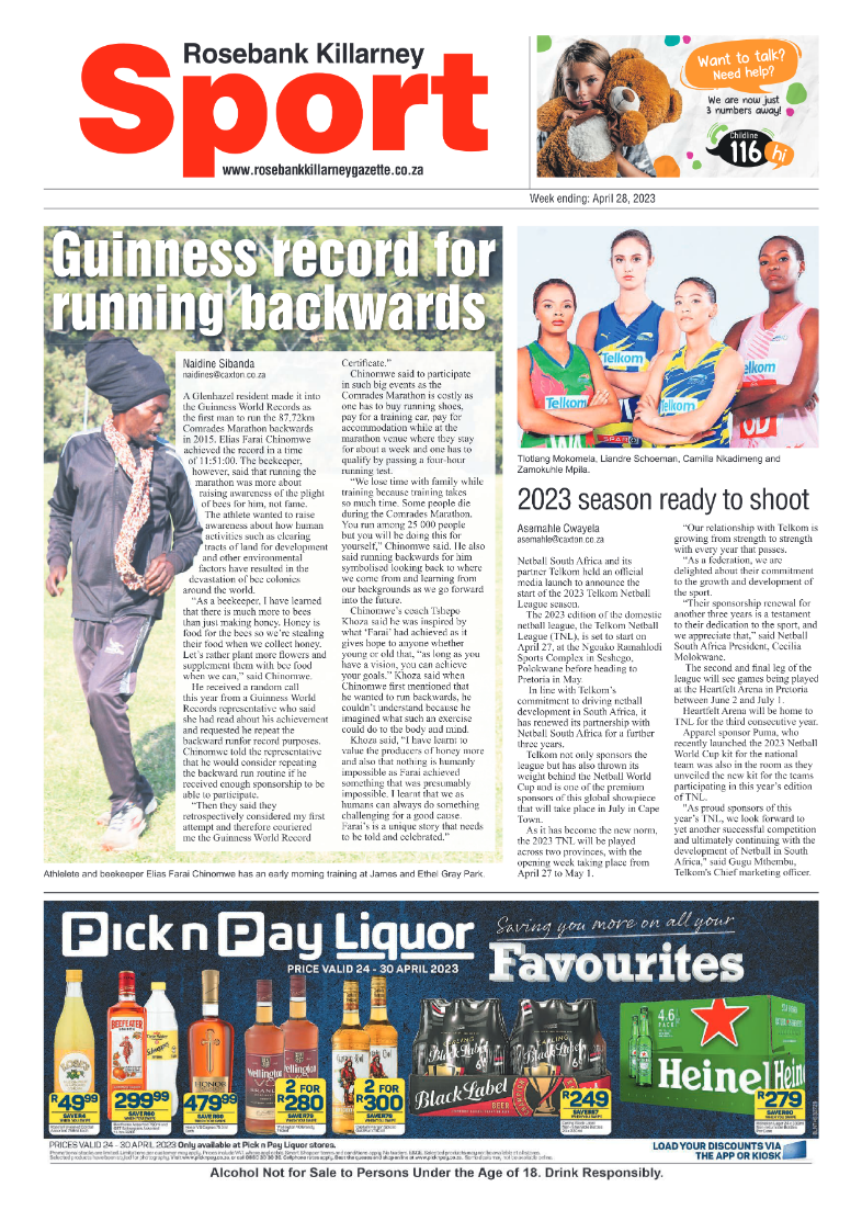 Rosebank Killarney Gazette 28 April 2023 page 12