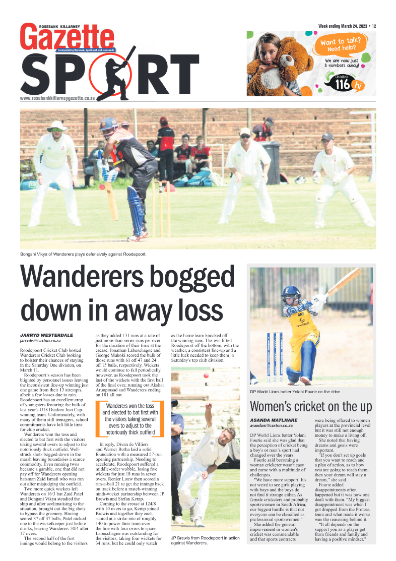 Rosebank Killarney Gazette 24 March 2023 page 12
