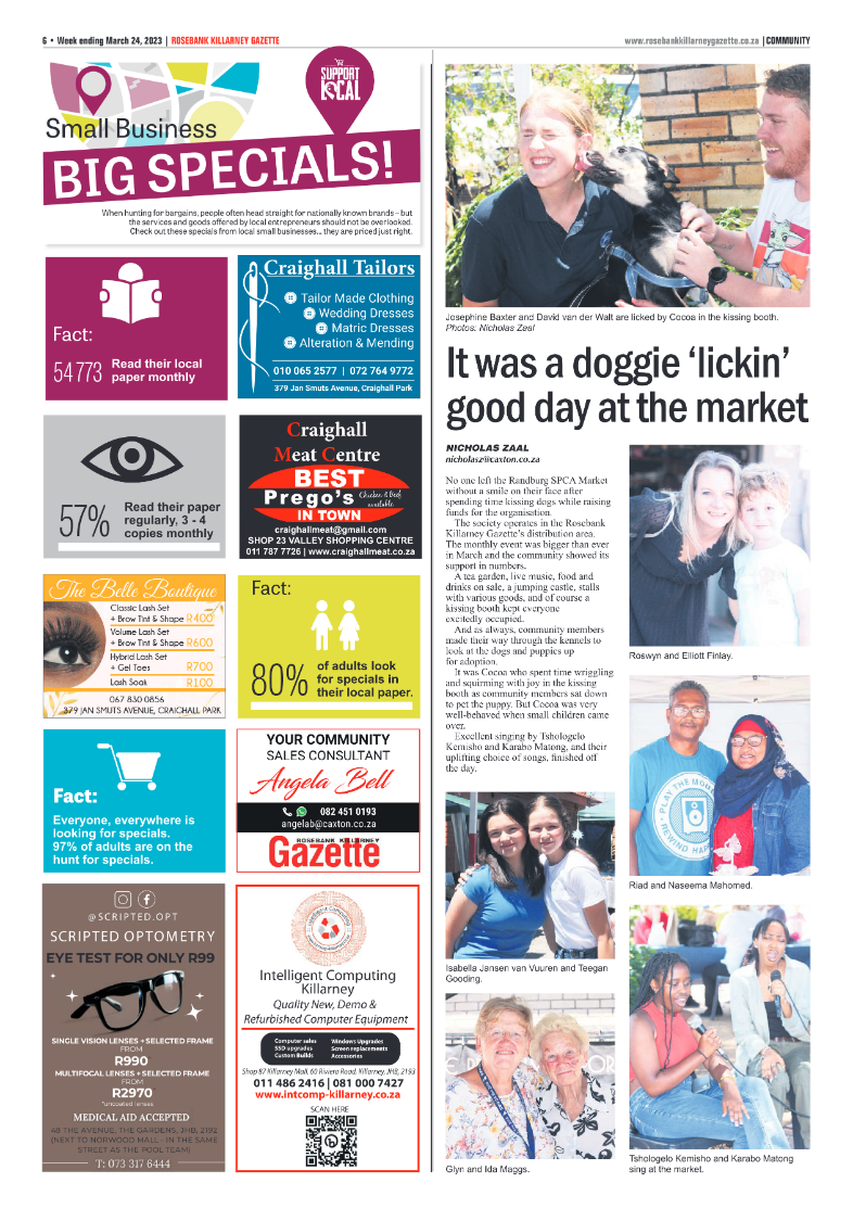 Rosebank Killarney Gazette 24 March 2023 page 6