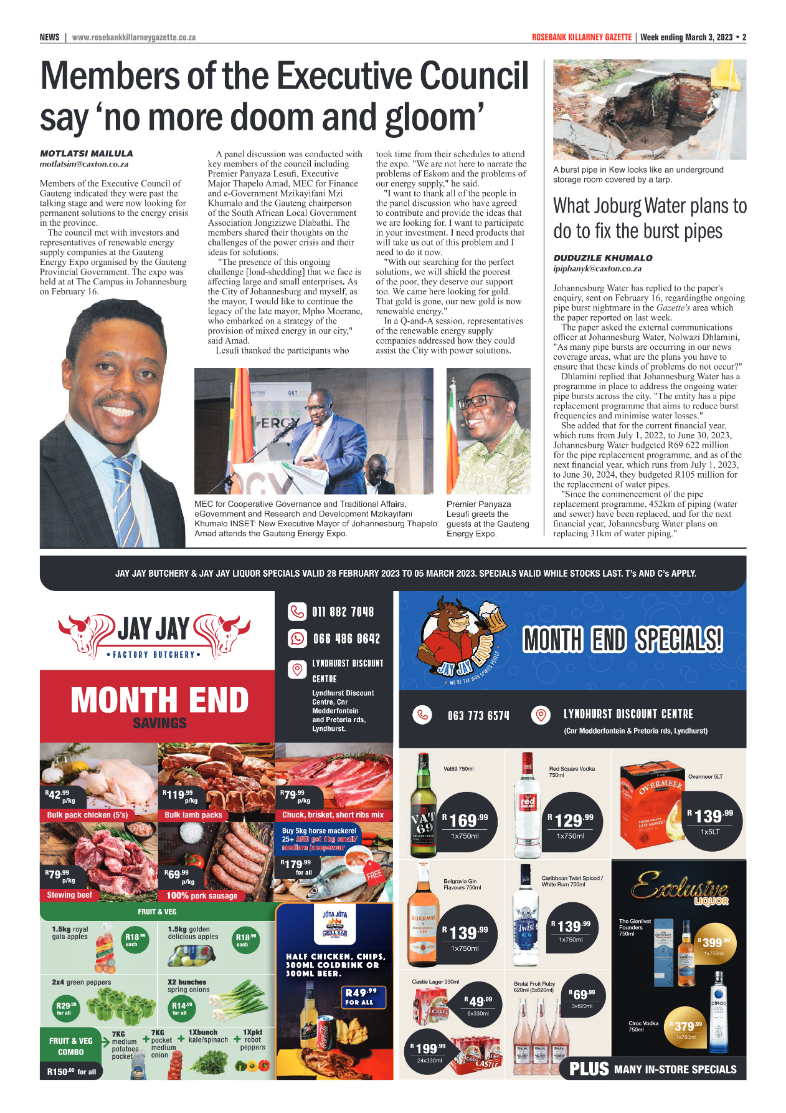 Rosebank Killarney Gazette 3 March 2023 page 2