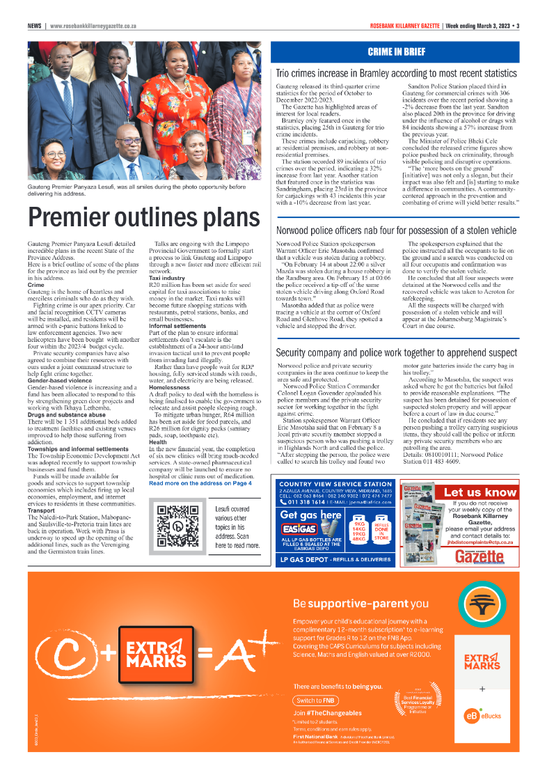 Rosebank Killarney Gazette 3 March 2023 page 3