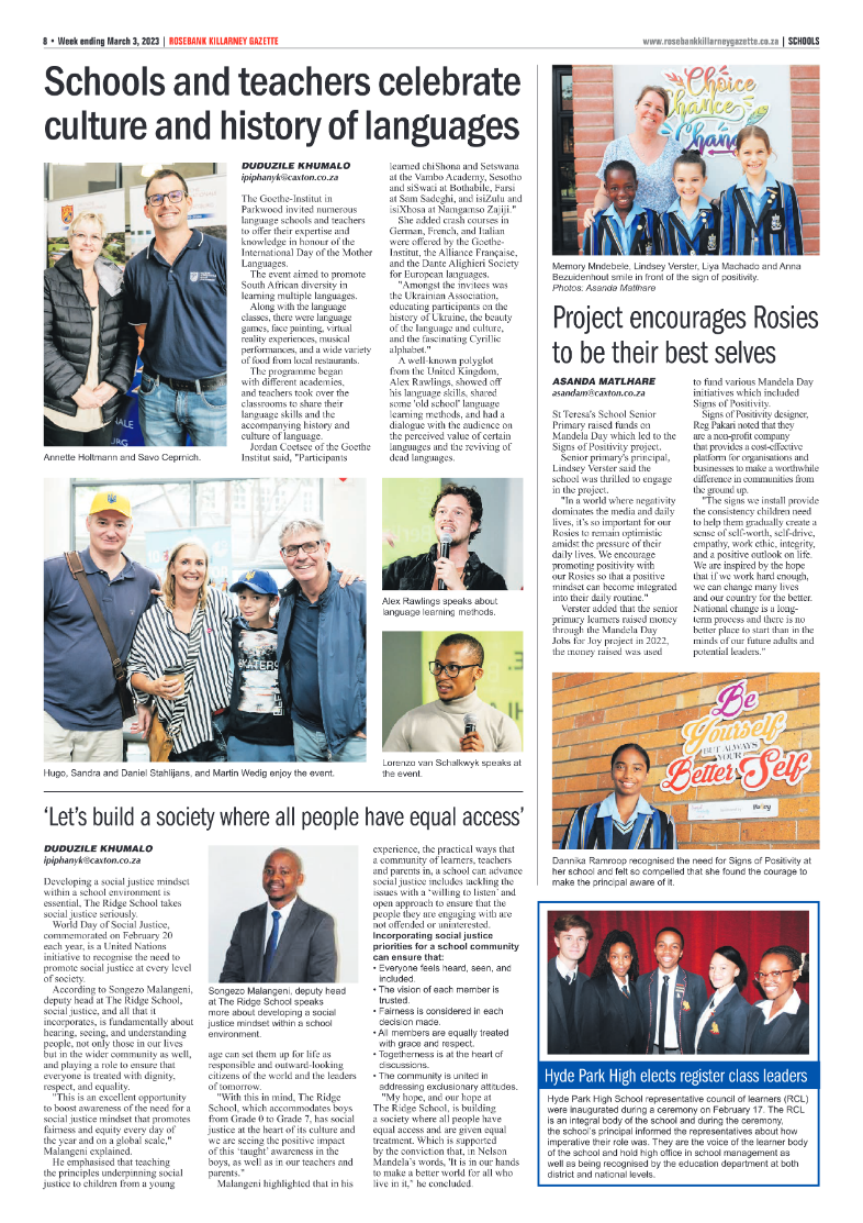 Rosebank Killarney Gazette 3 March 2023 page 8