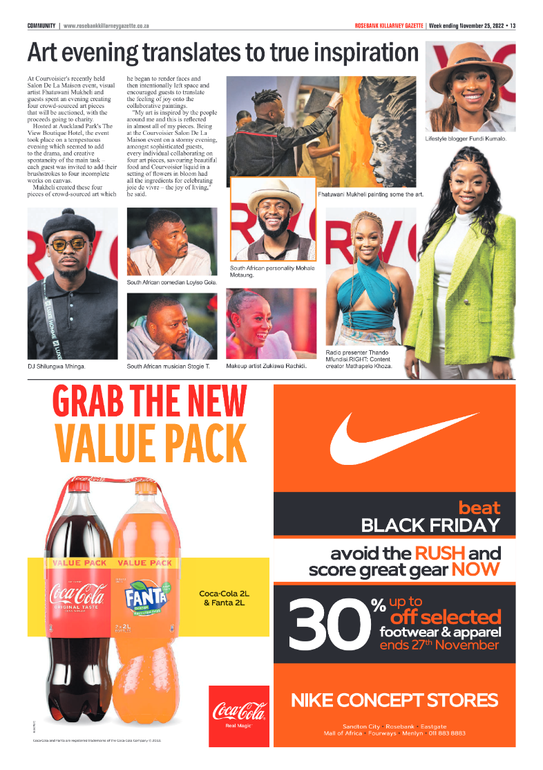 Rosebank Killarney Gazette Nov 25 2022 page 13