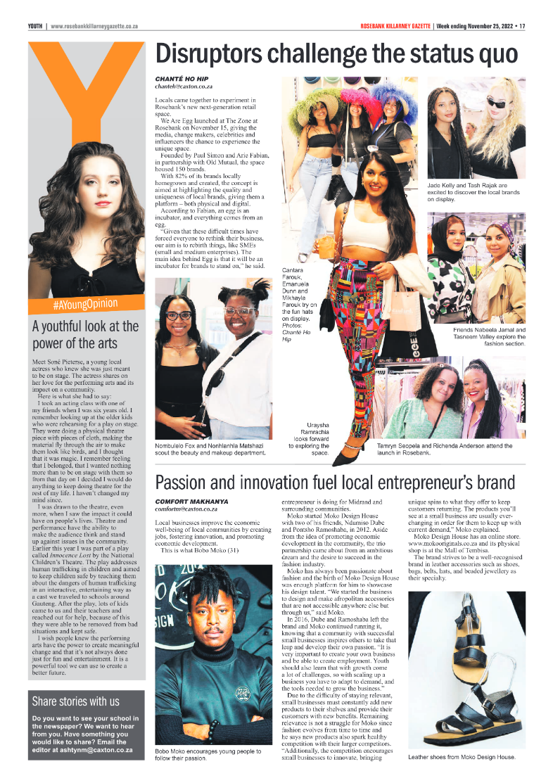 Rosebank Killarney Gazette Nov 25 2022 page 17