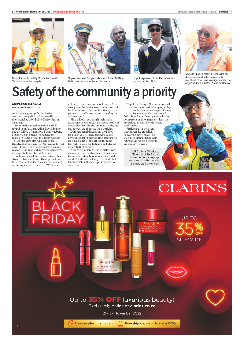 Rosebank Killarney Gazette Nov 25 2022 page 8