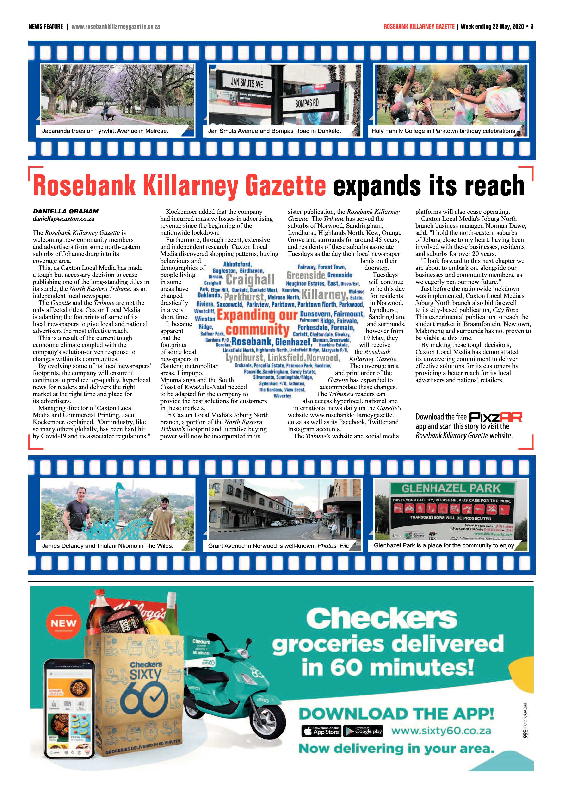 Rosebank Killarney Gazette 22 May 2020 page 3