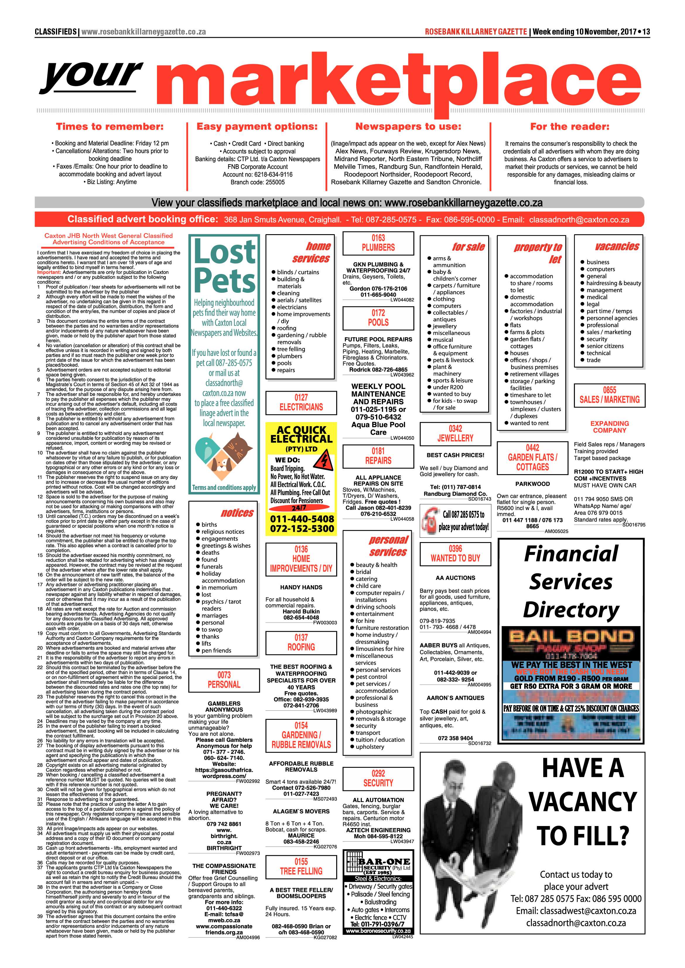 RKG – 10 November 2017 page 13