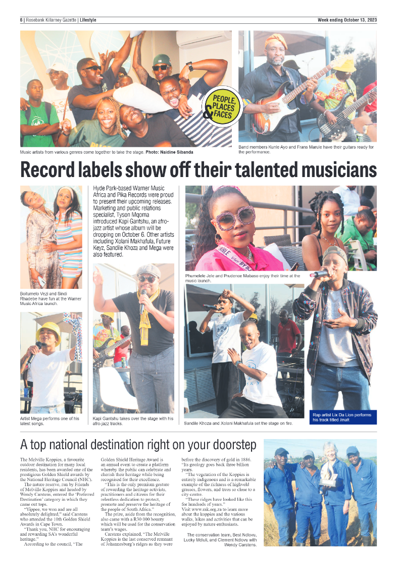 Rosebank Killarney Gazette 13 October 2023 page 6