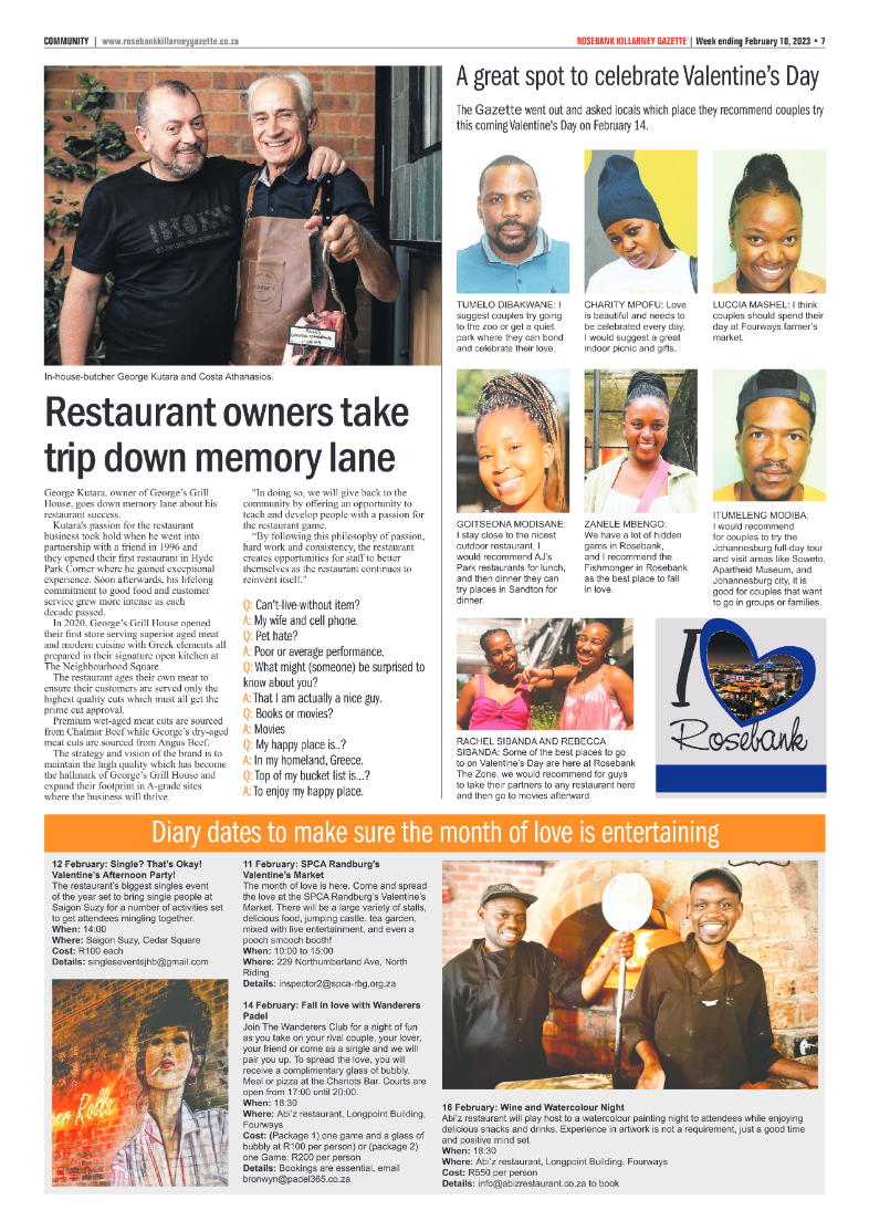 Rosebank KIllarney Gazette 10 Feb 2023 page 7