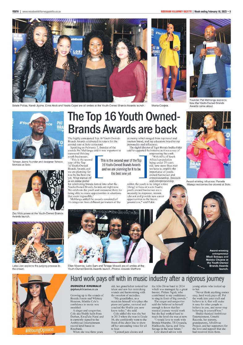 Rosebank KIllarney Gazette 10 Feb 2023 page 9