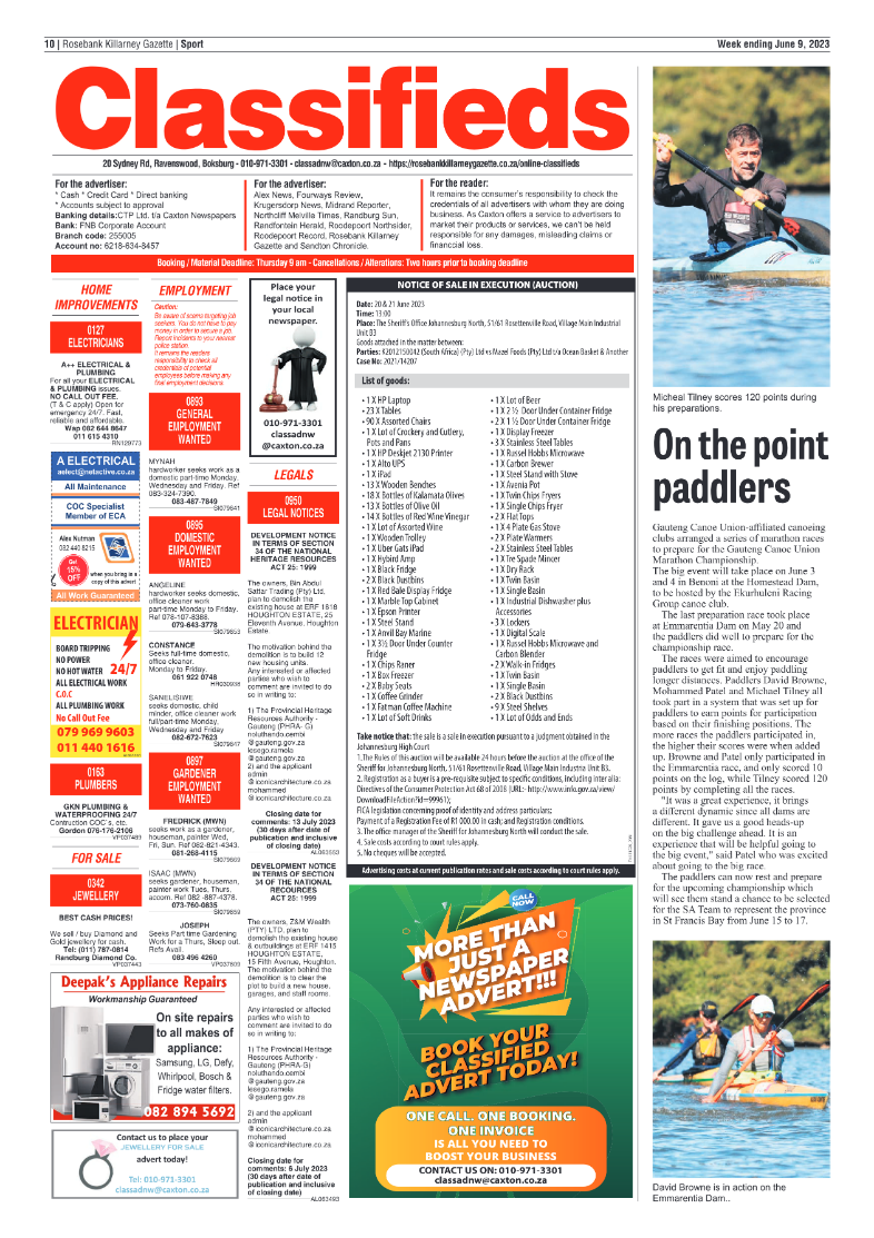Rosebank KIllarney Gazette 9 June 2023 page 10