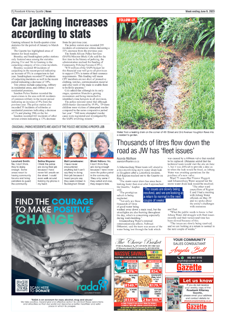 Rosebank KIllarney Gazette 9 June 2023 page 2