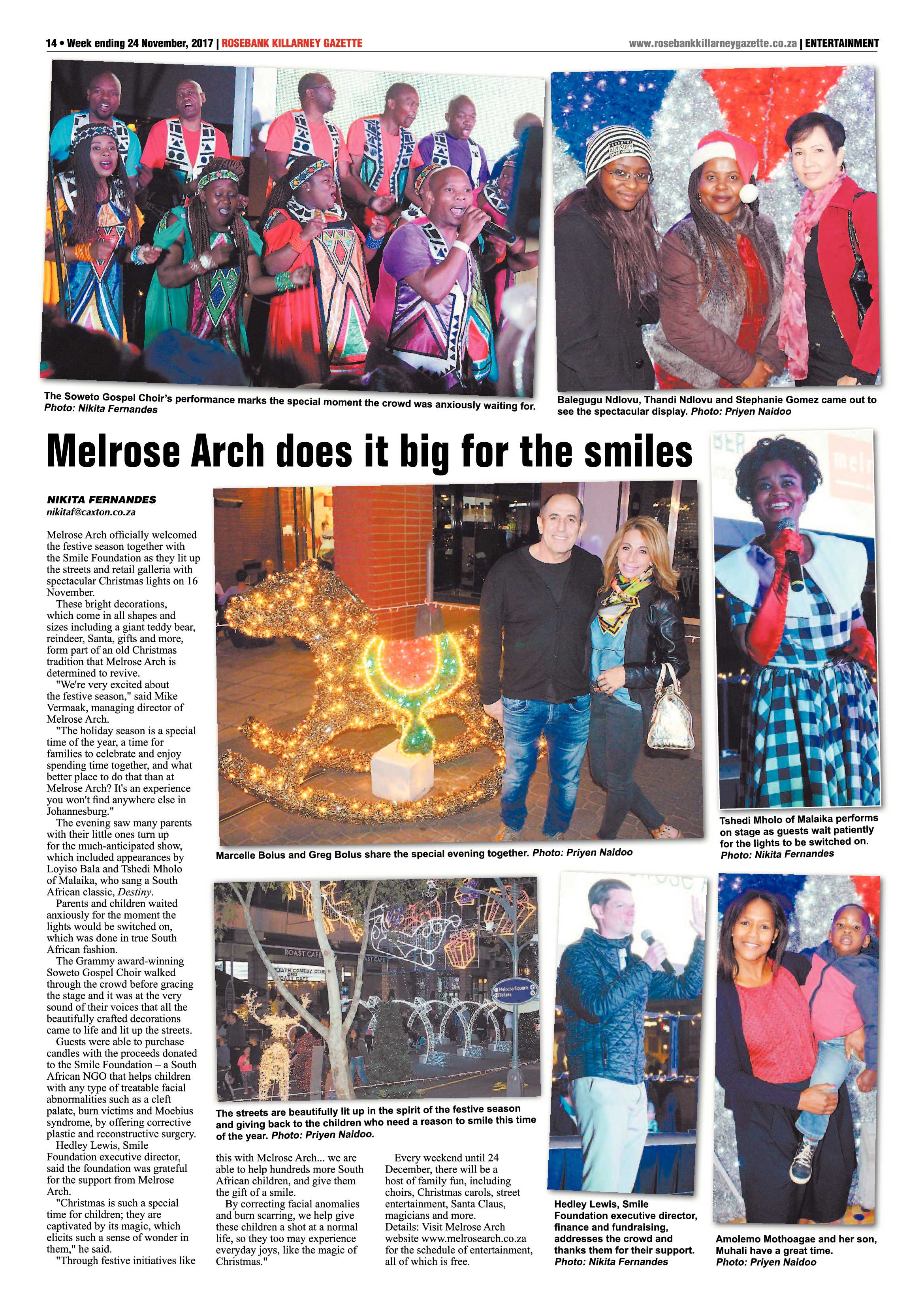 Rosebank Killareny Gazette 24 November, 2017 page 14