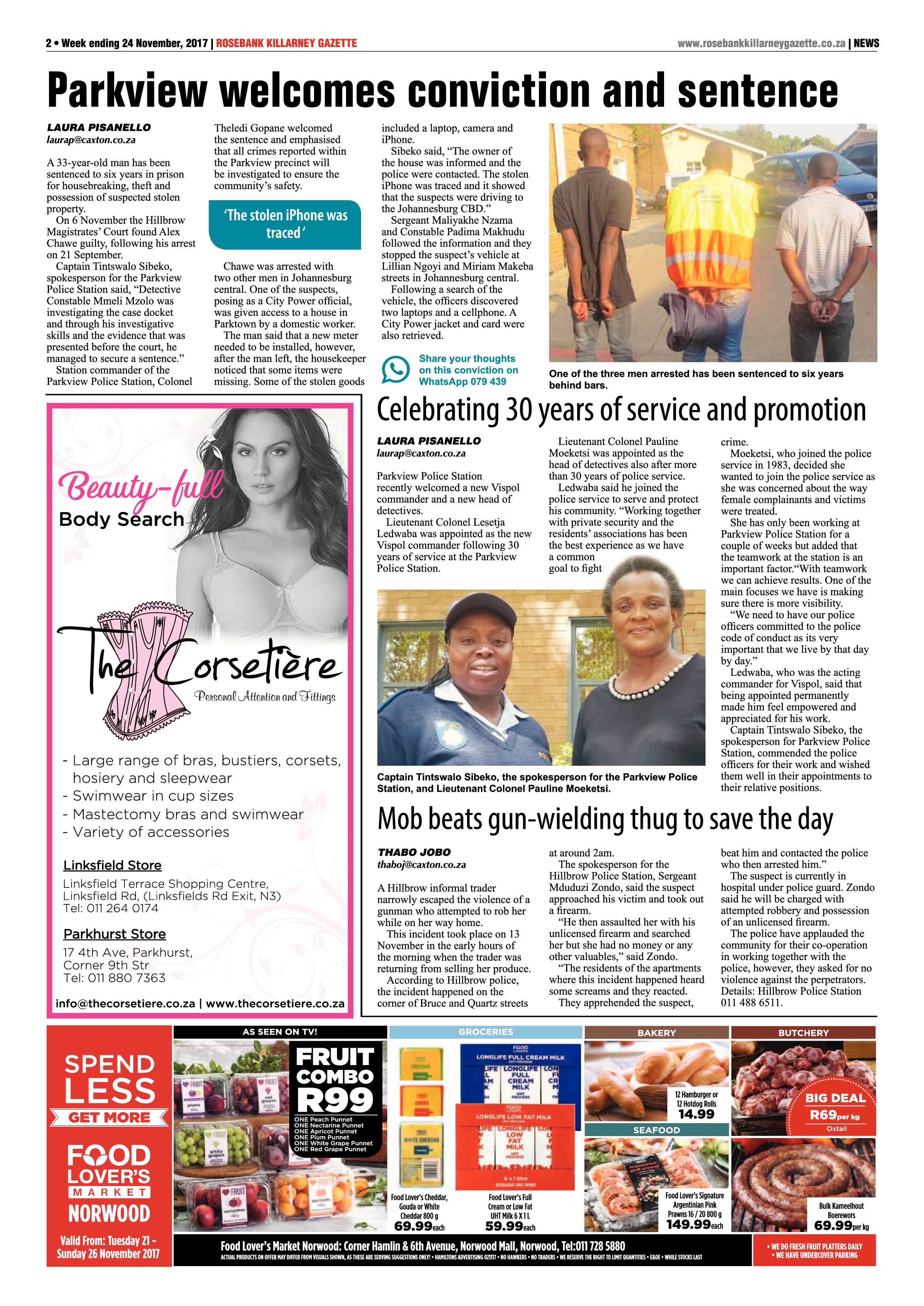 Rosebank Killareny Gazette 24 November, 2017 page 2
