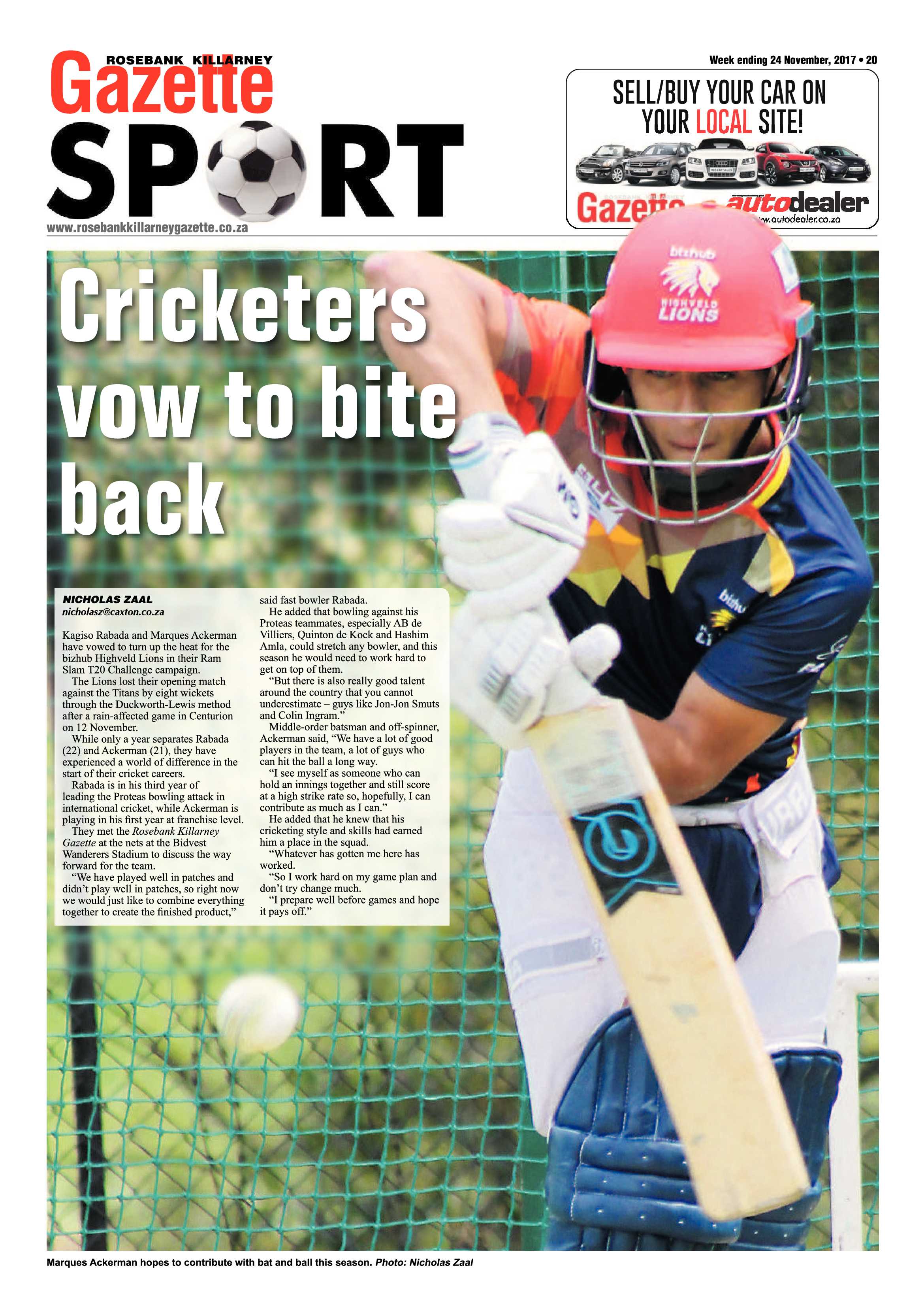 Rosebank Killareny Gazette 24 November, 2017 page 20