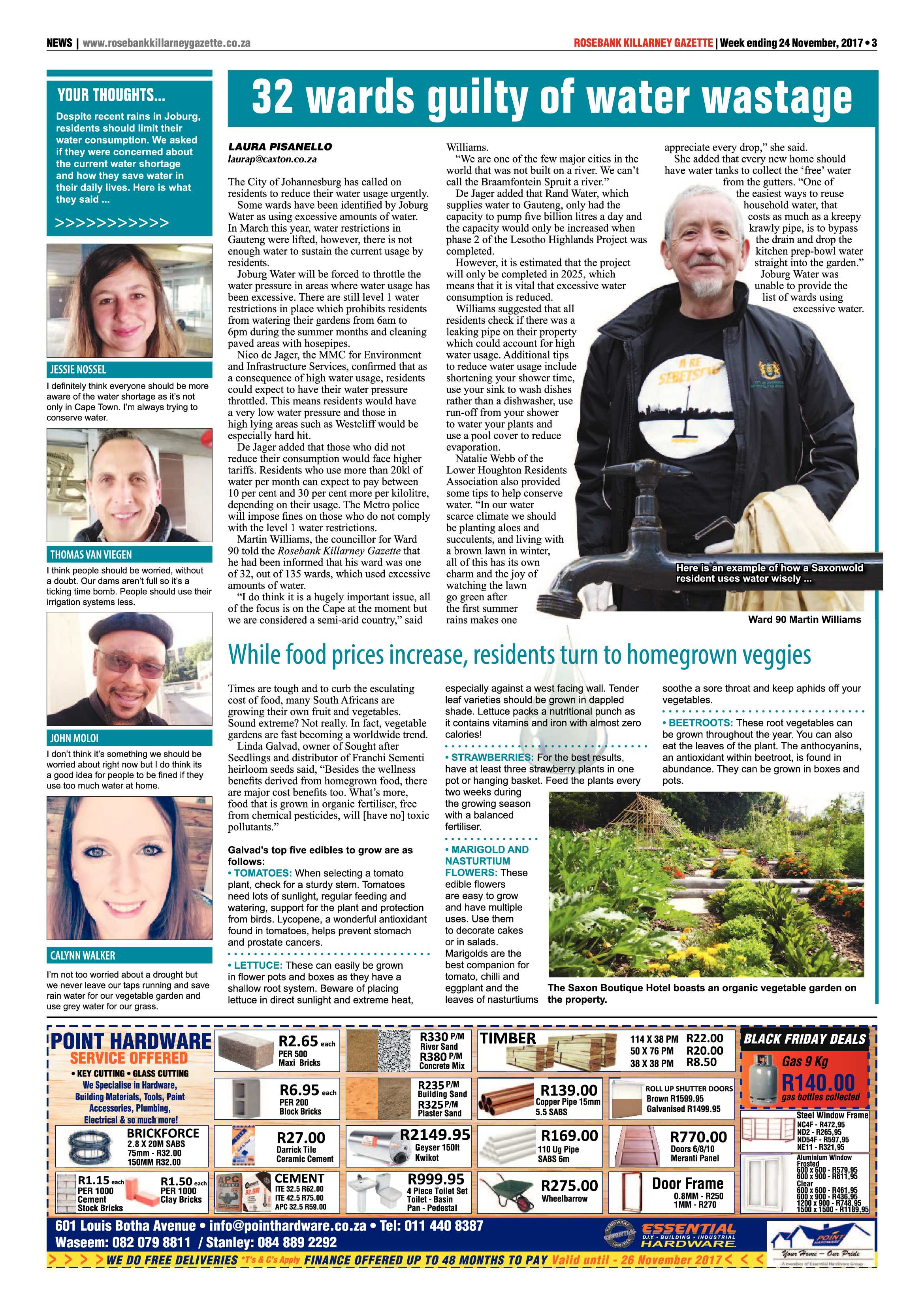 Rosebank Killareny Gazette 24 November, 2017 page 3