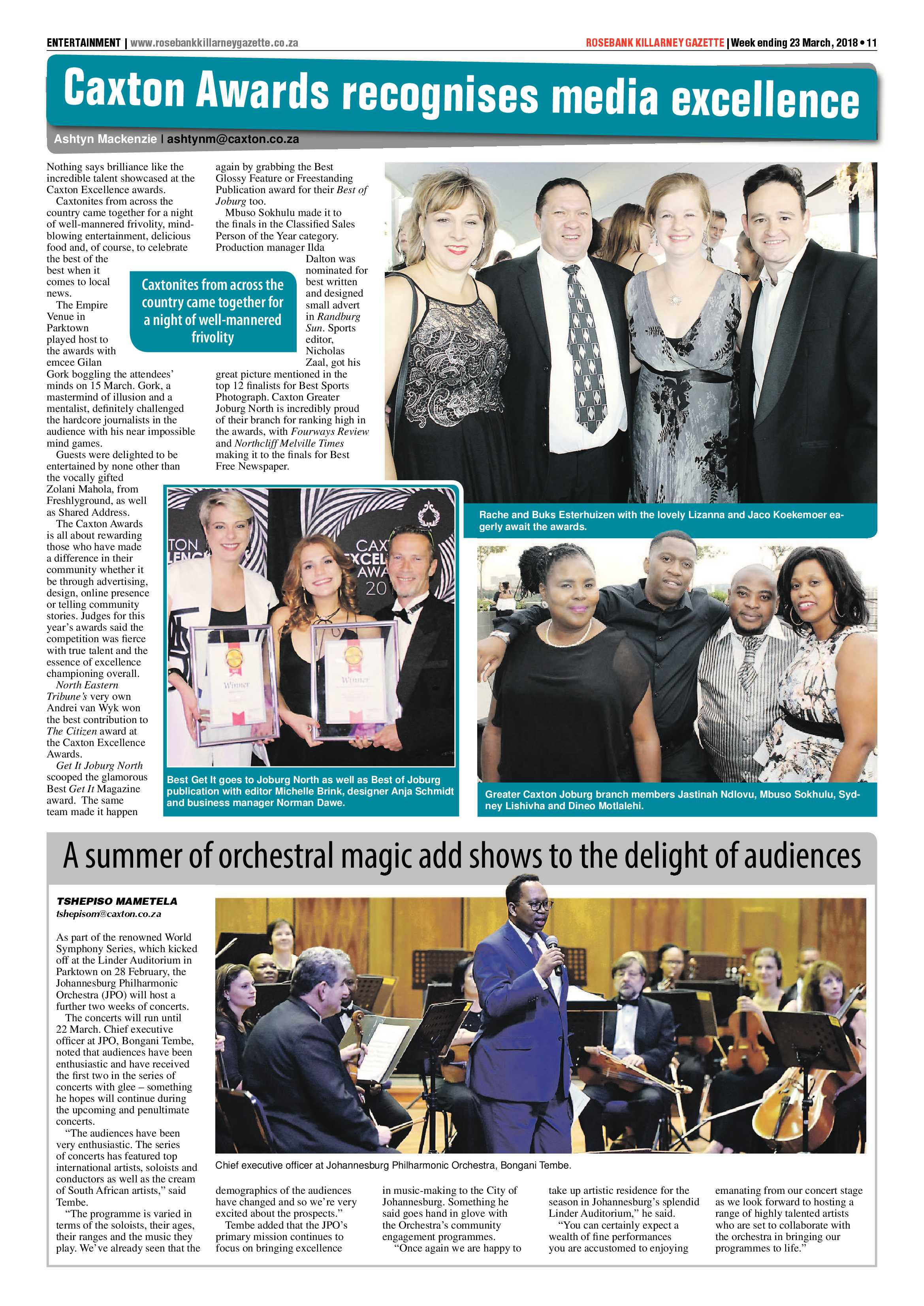 Rosebank Killarney Gazette 23 March 2018 page 12