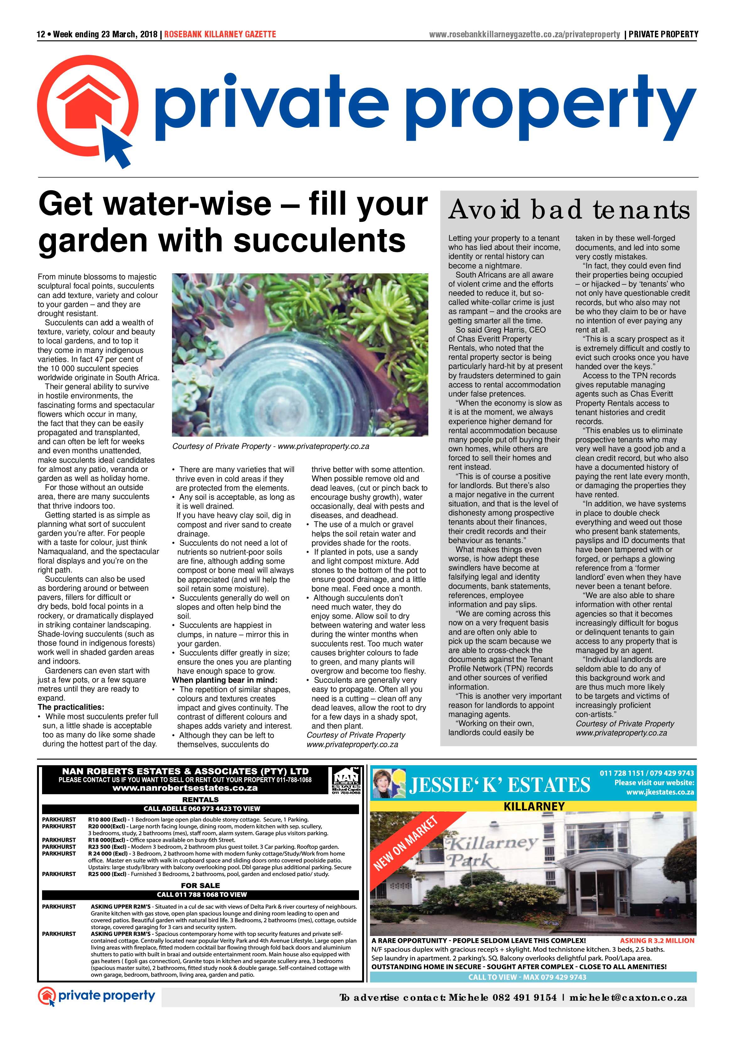 Rosebank Killarney Gazette 23 March 2018 page 13
