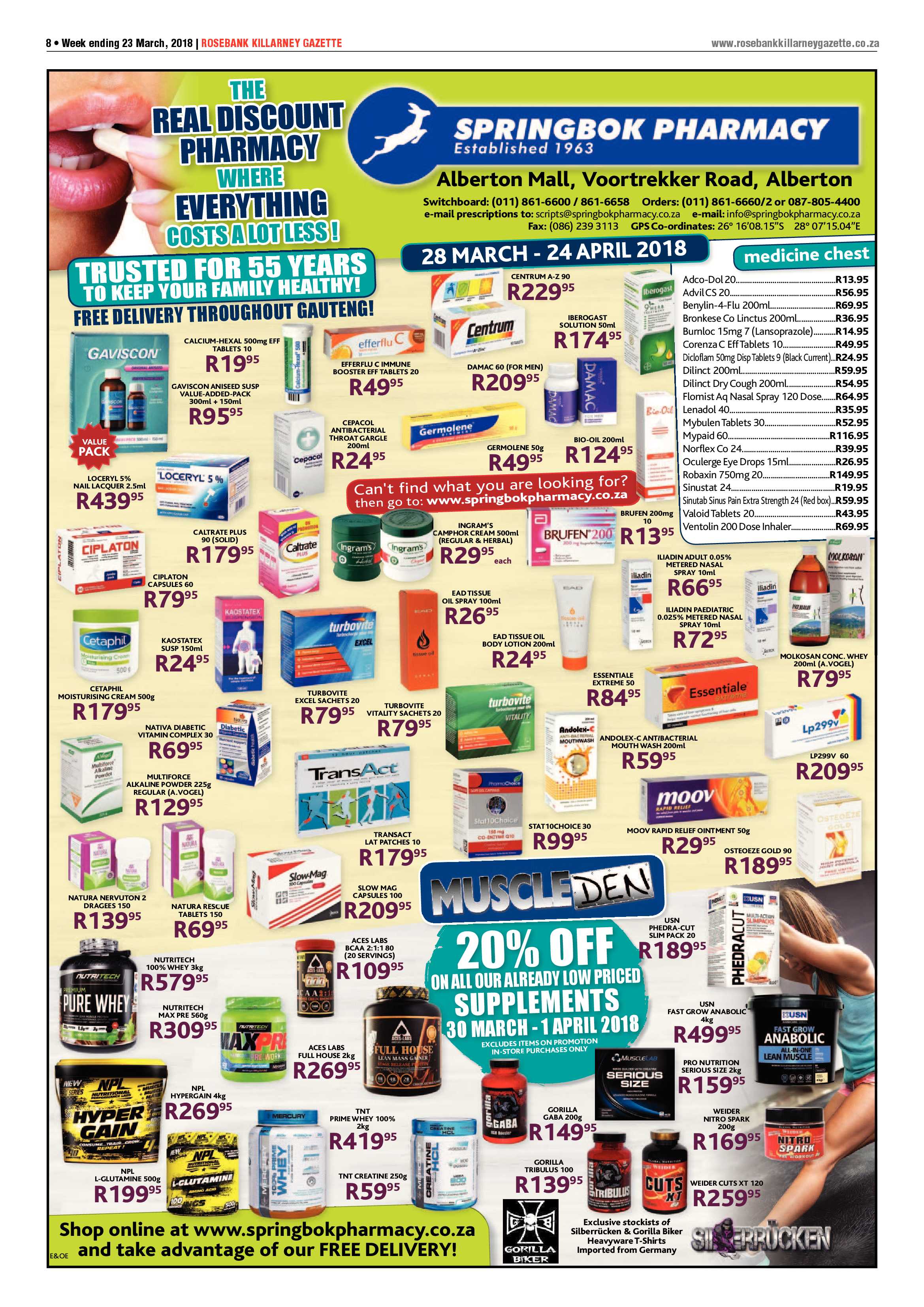 Rosebank Killarney Gazette 23 March 2018 page 24