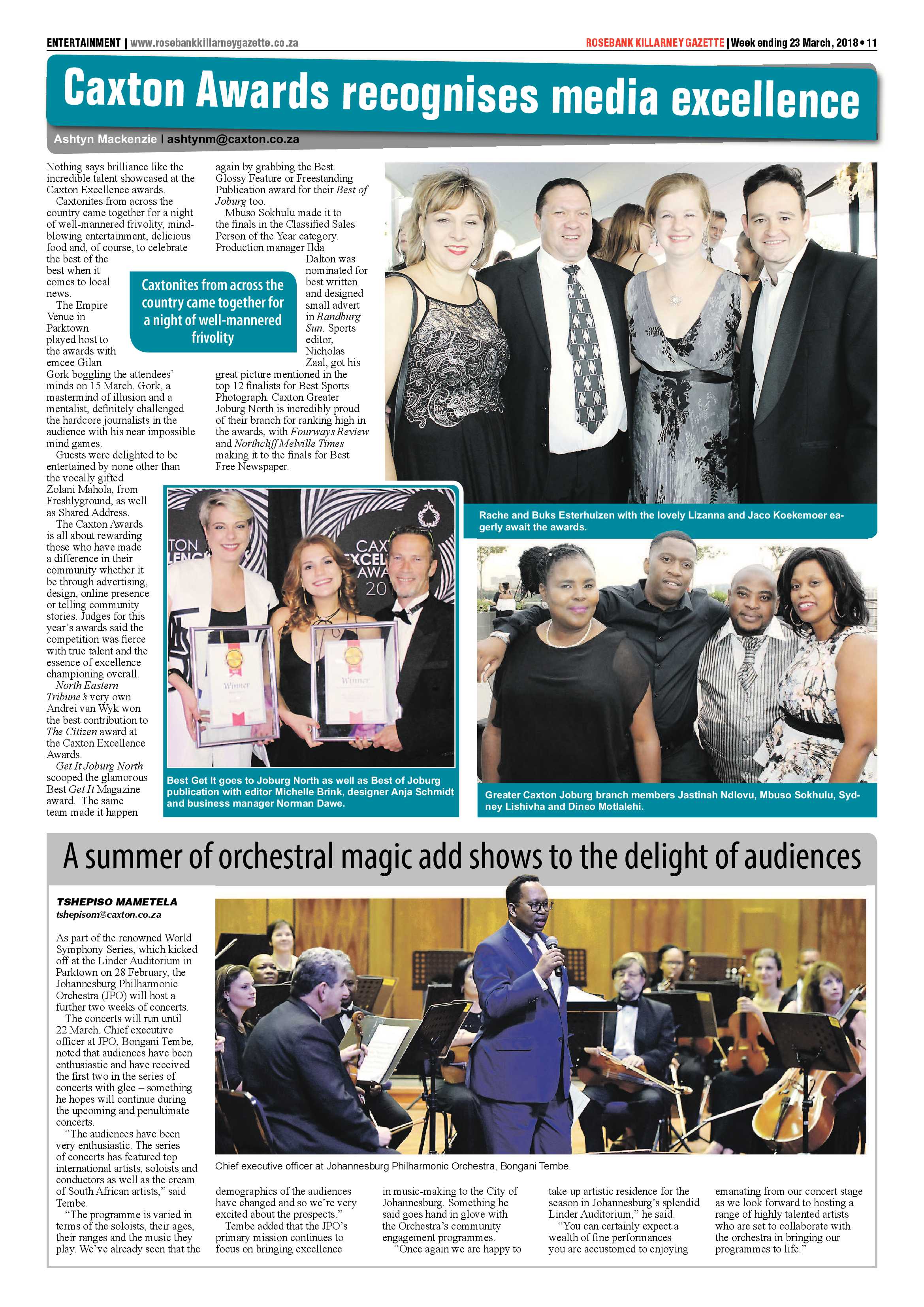 Rosebank Killarney Gazette 23 March 2018 page 27